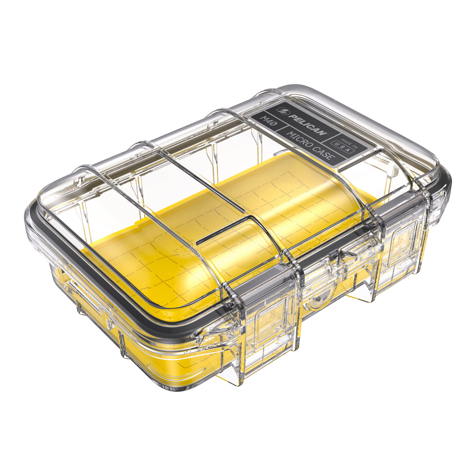 Pelican M40 Micro Case Yellow/clear