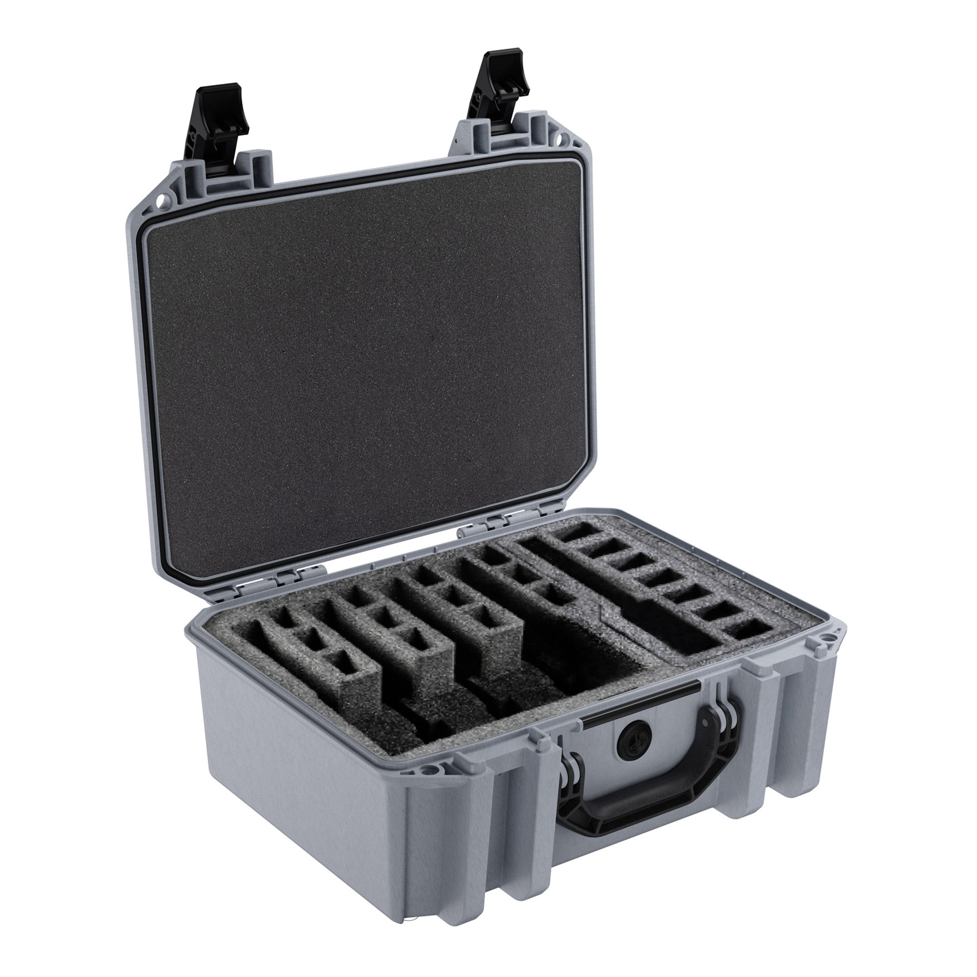 Pelican Vault V300 Pistol Case - 5 Pistol Storage - Gray