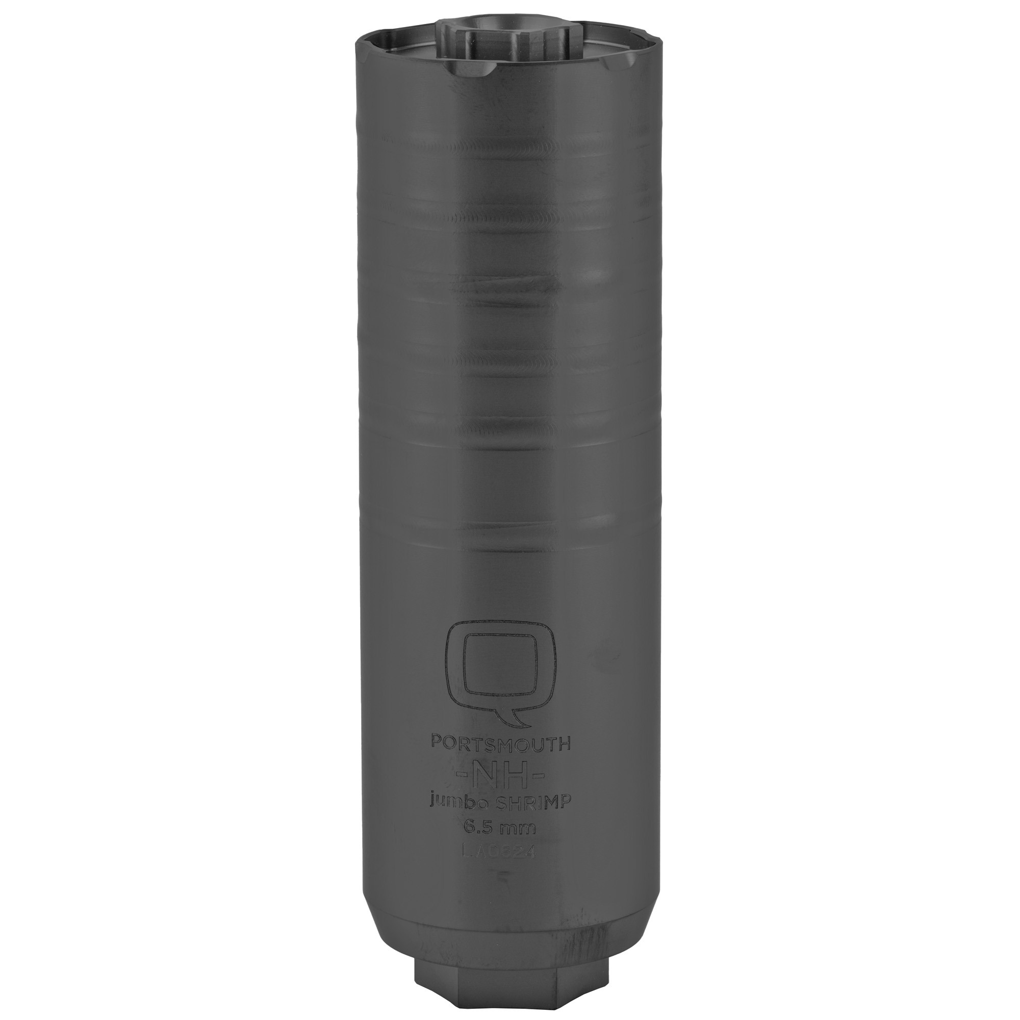 Q Jumbo Shrimp Suppressor 6.5CM Titanium Black