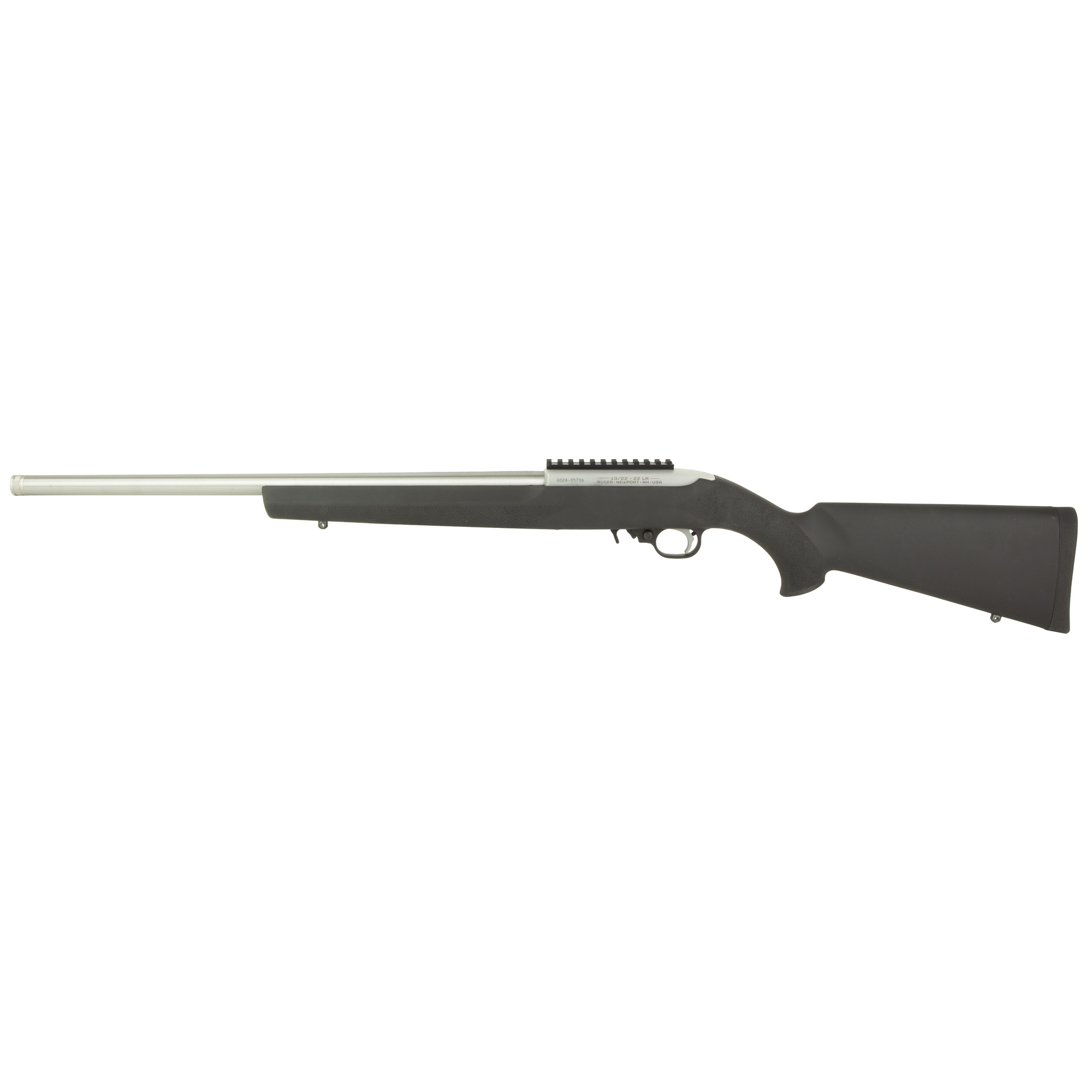 Ruger 10/22 22LR 20 Semi-automatic Rifle - Black Hogue Stock