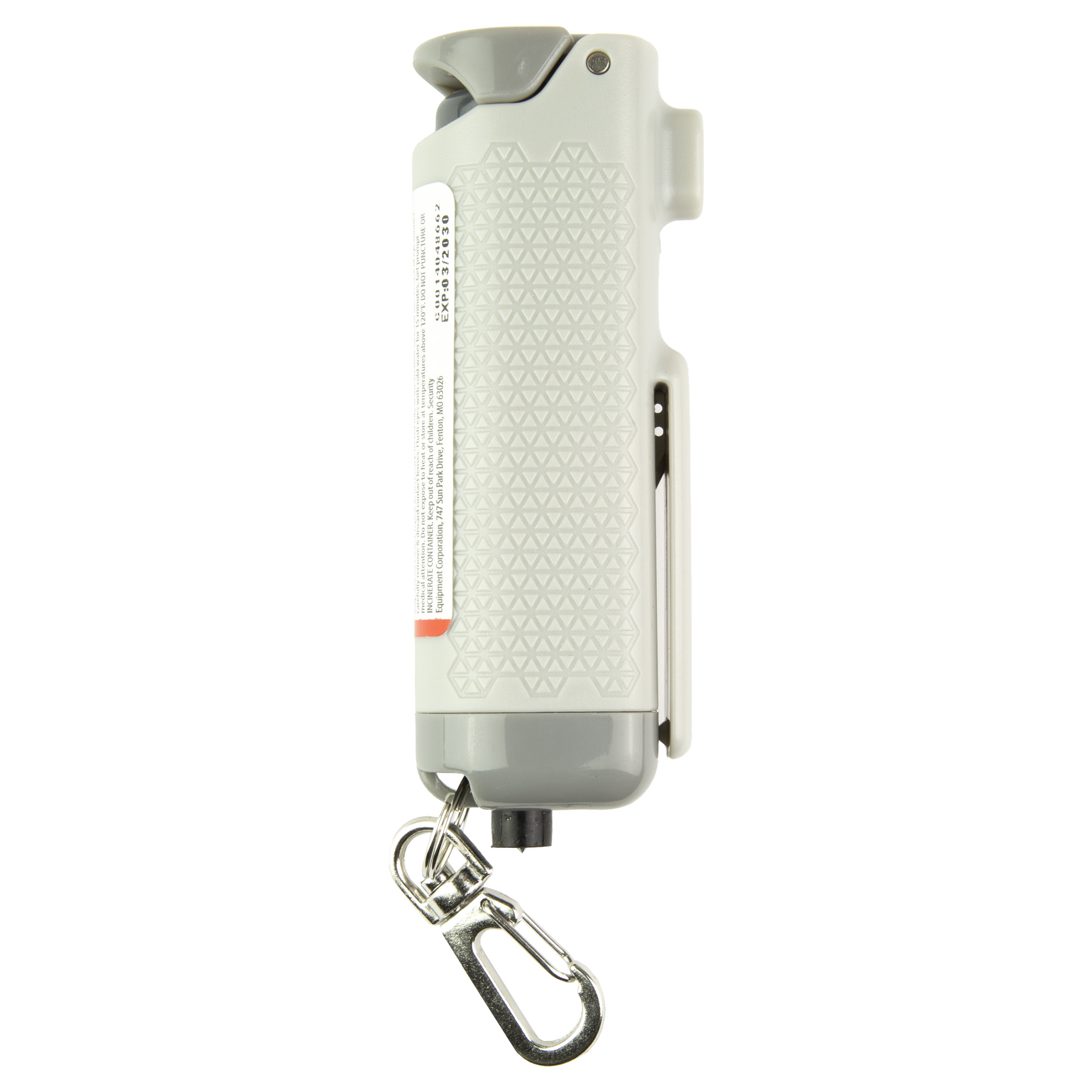 Sabre Safe Escape 3-IN-1 Pepper Gel With Seat Belt Cutter and Window Breaker Gray