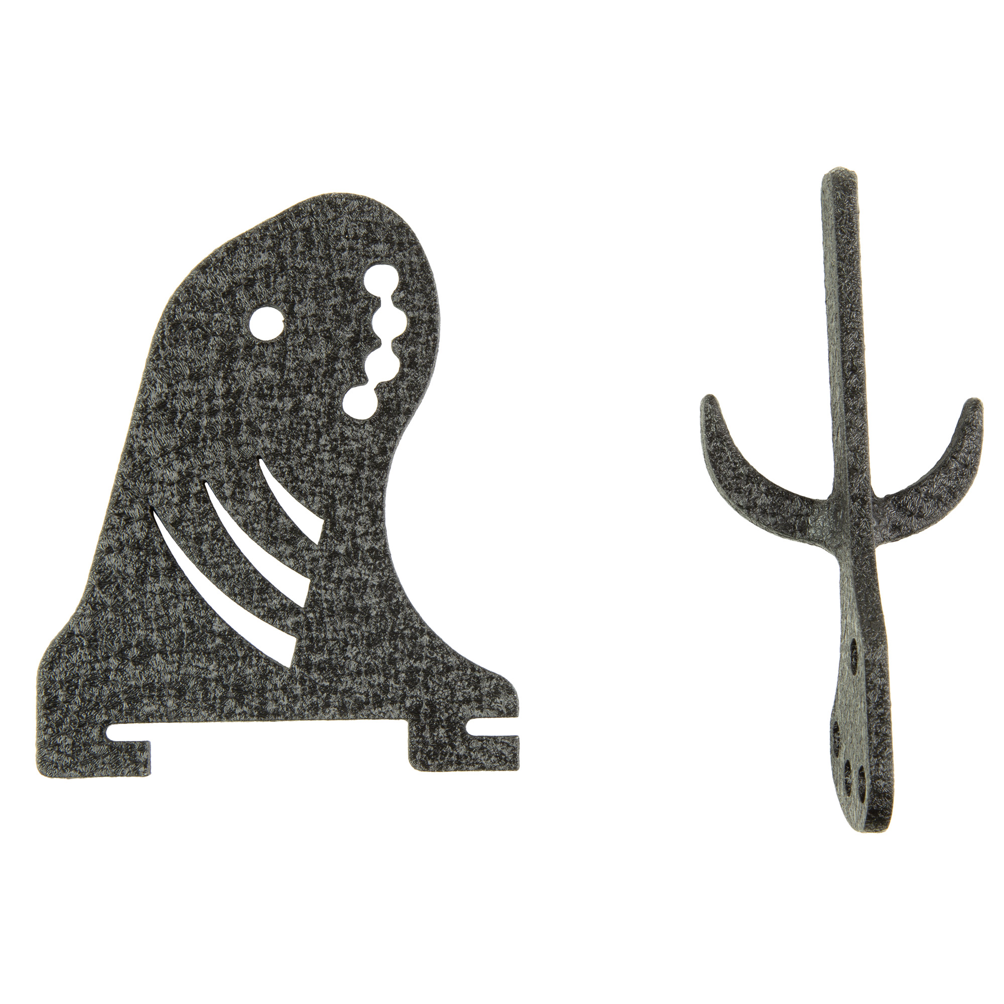 Skull Hooker Trophy Tree Arm & Prong Black