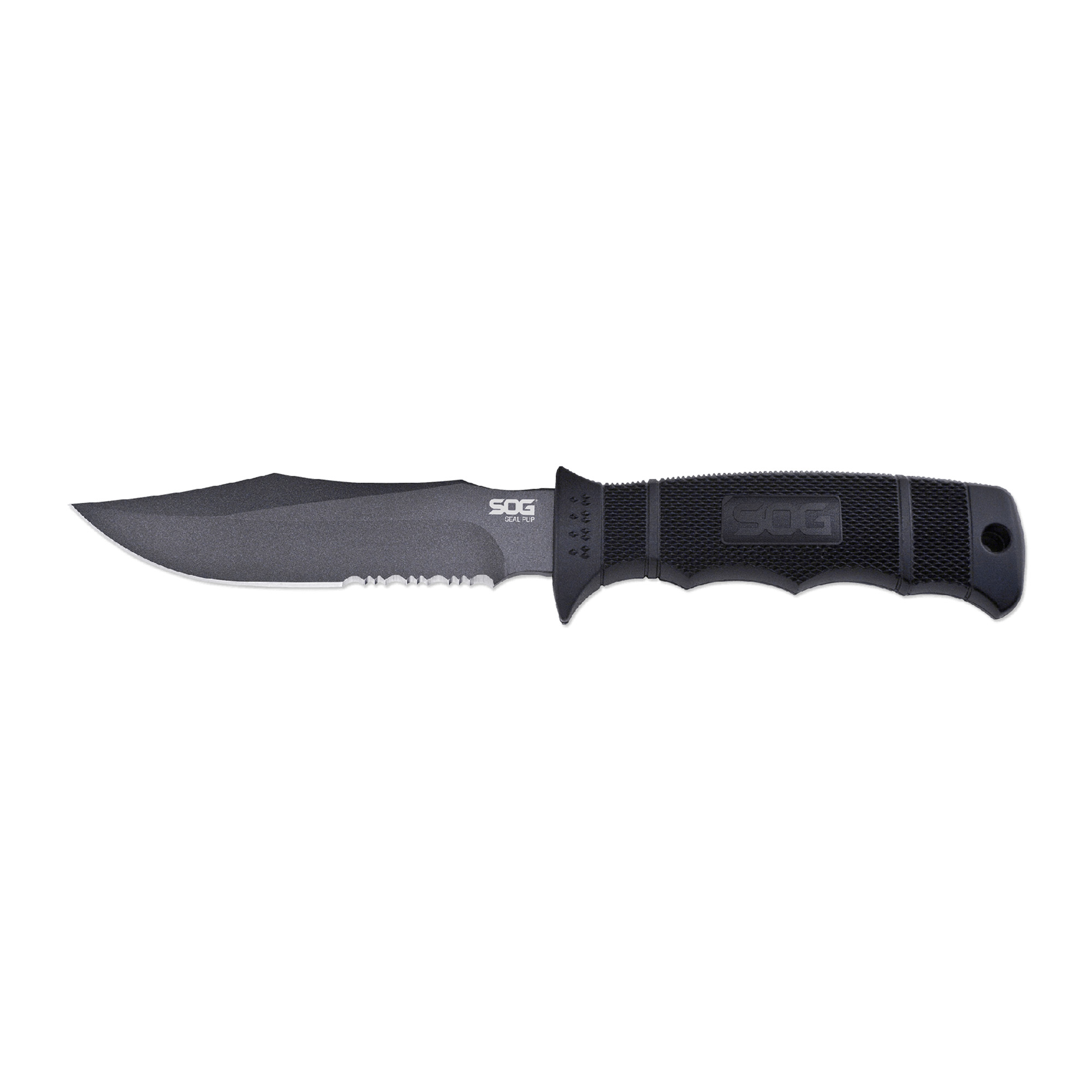 Sog Seal Pup Partial Serrated