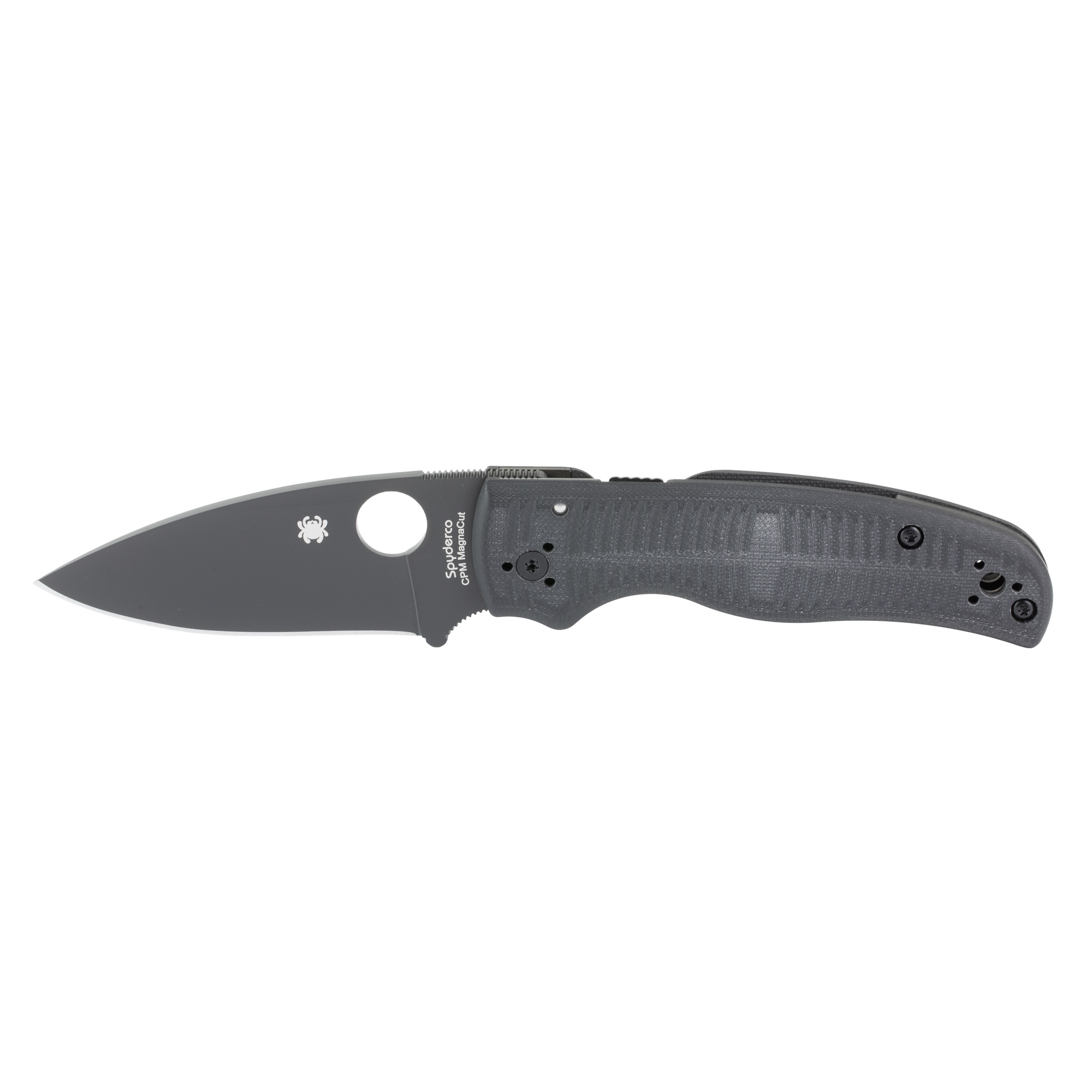 Spyderco Shaman Salt Folding Knife 3.58 Black G-10