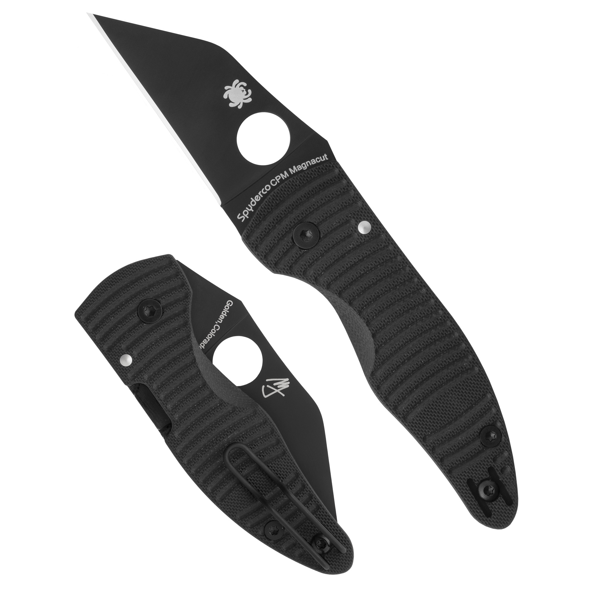 Spyderco Microjimbo Salt Folding Knife 2.45 Black