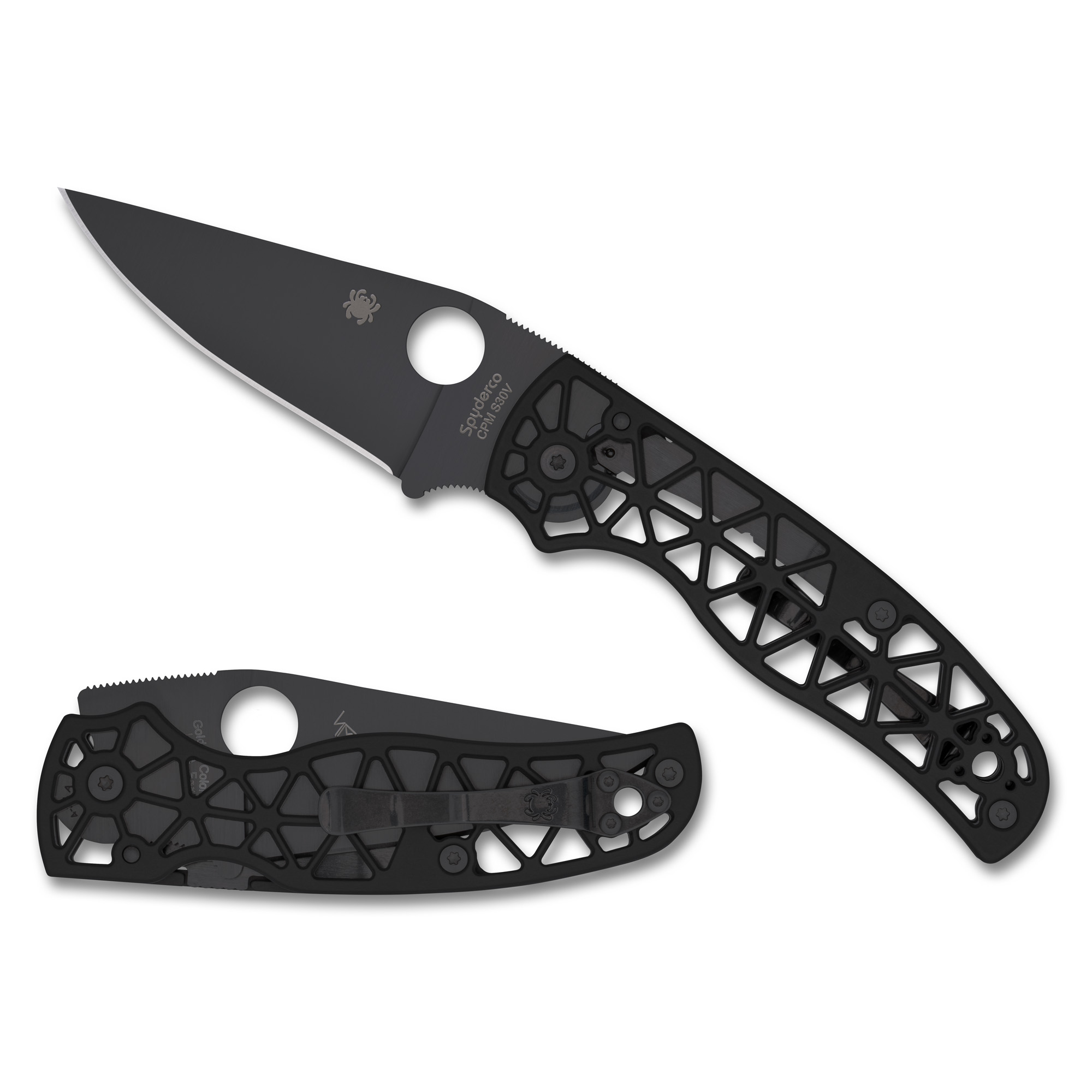 Spyderco Edgerati Folding Knife 3.57 Black