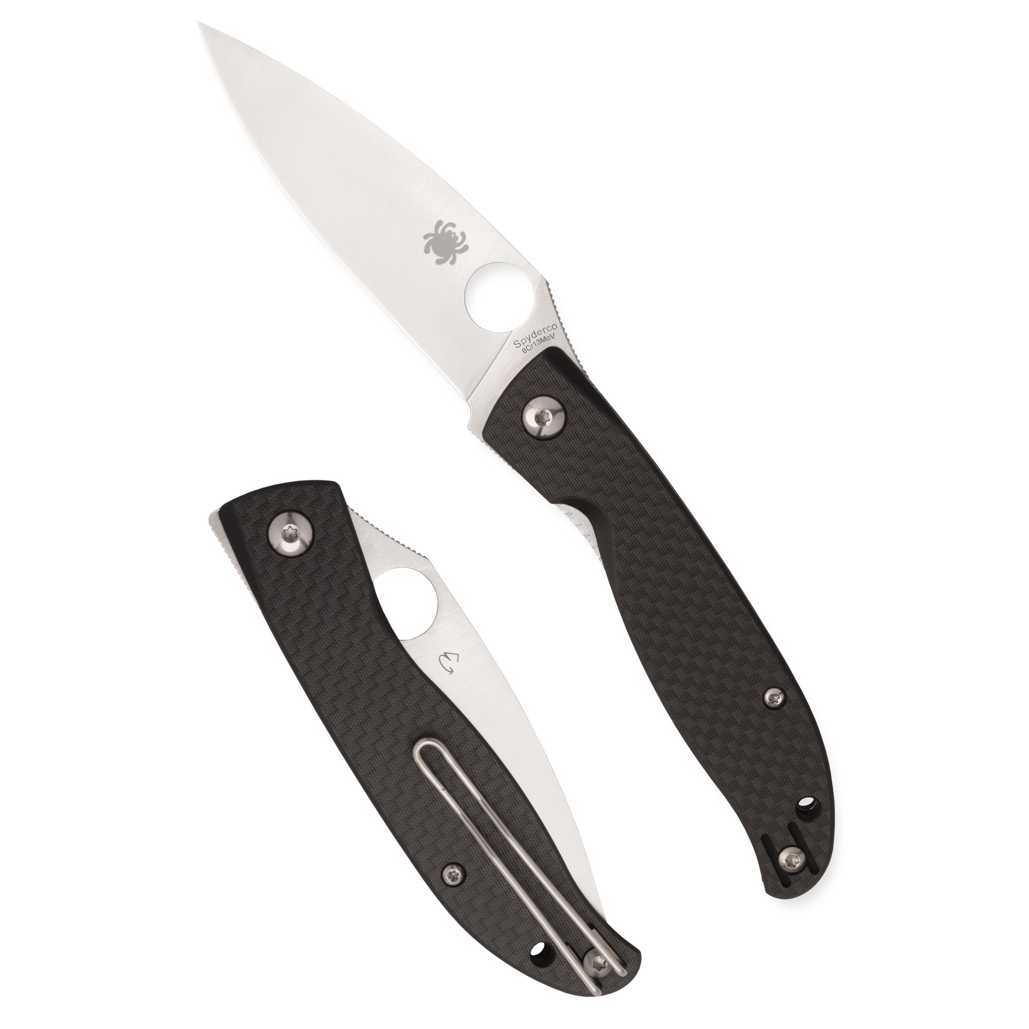 Spyderco Mantra 4 Folding Knife 3.34 Black/silver