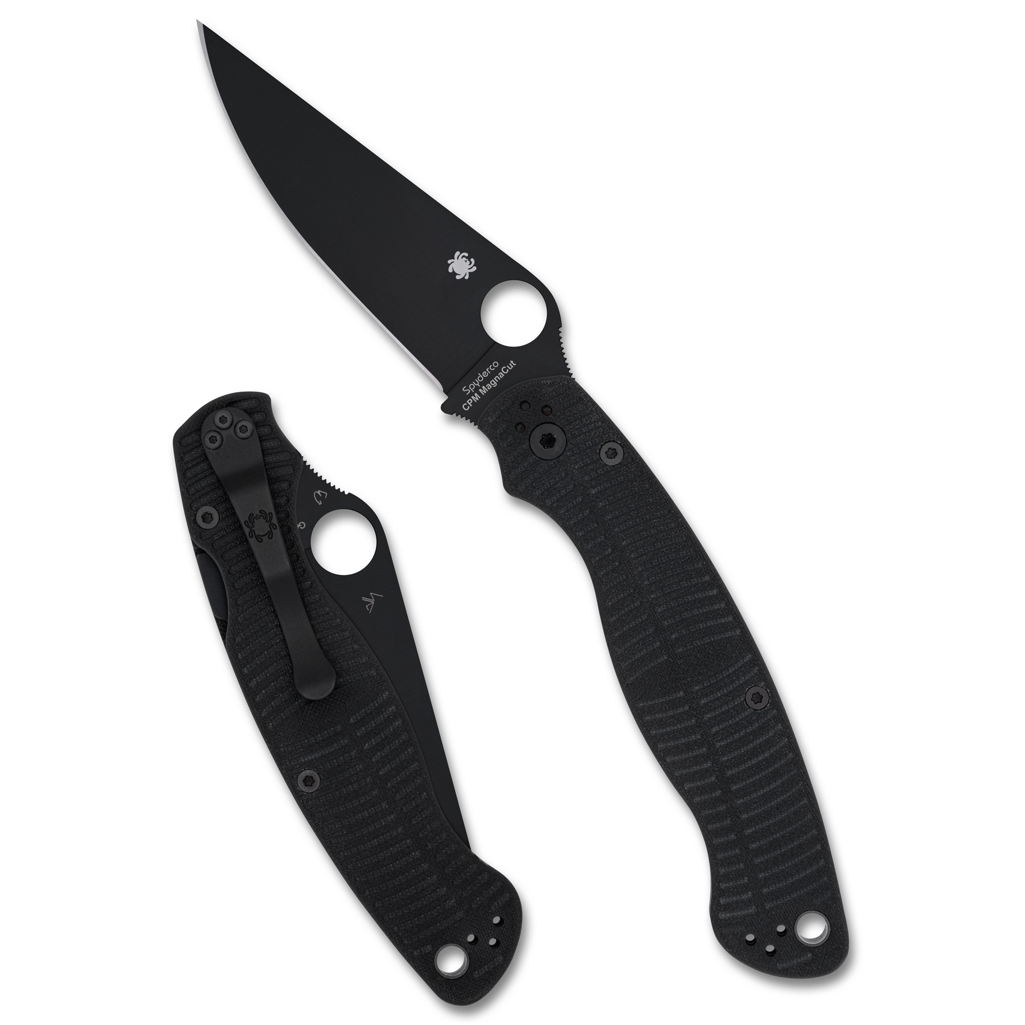 Spyderco Military 2 Salt Magnacut 4 Black Folding Knife