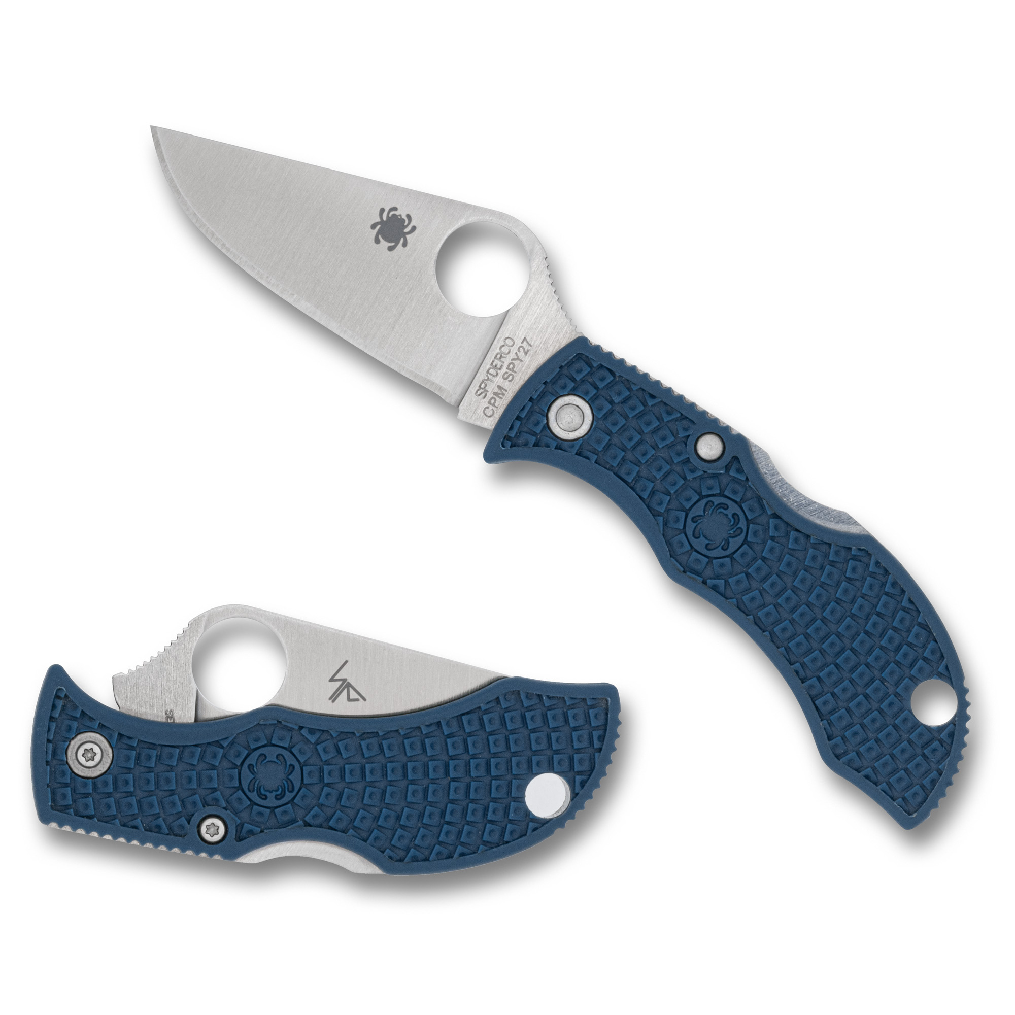 Spyderco Manbug Folding Knife 1.96 Cobalt Blue