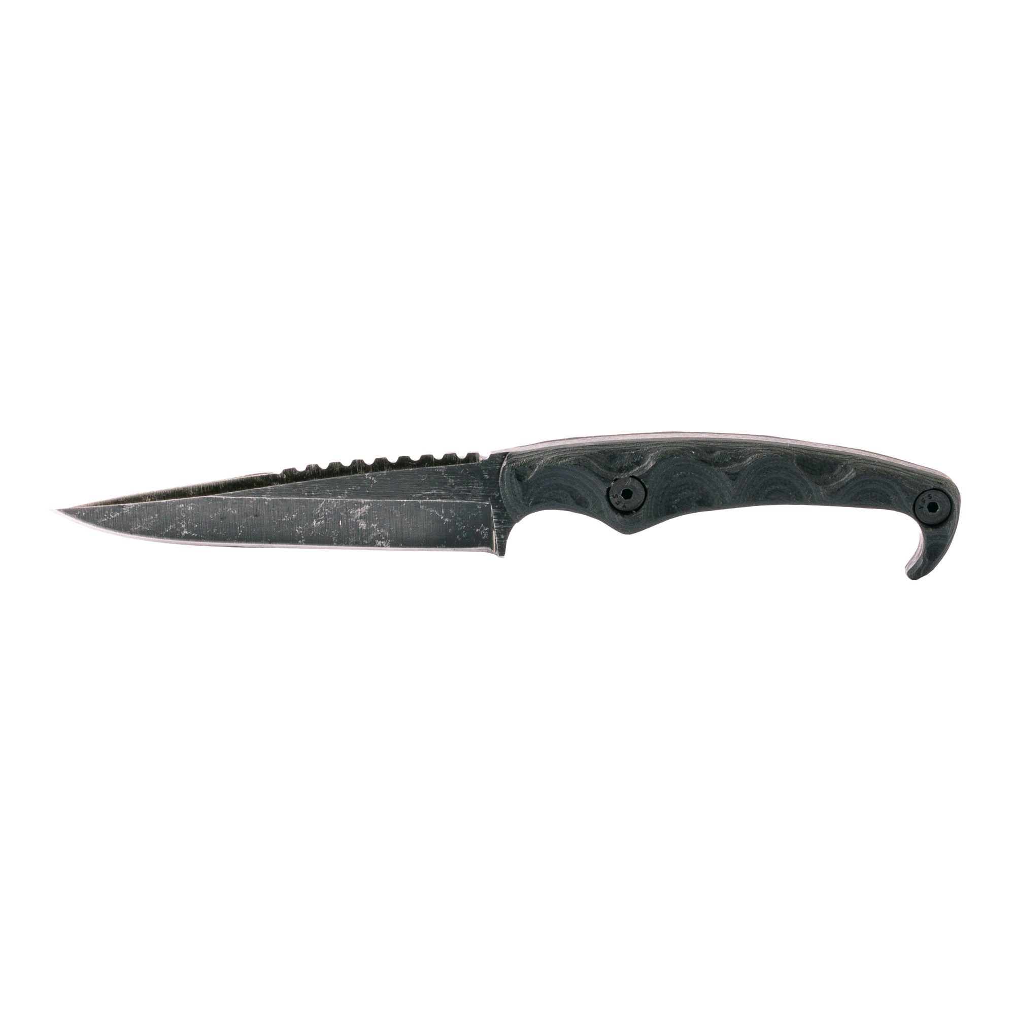 Stroup MK2 Fixed Blade Knife 4 Black G10