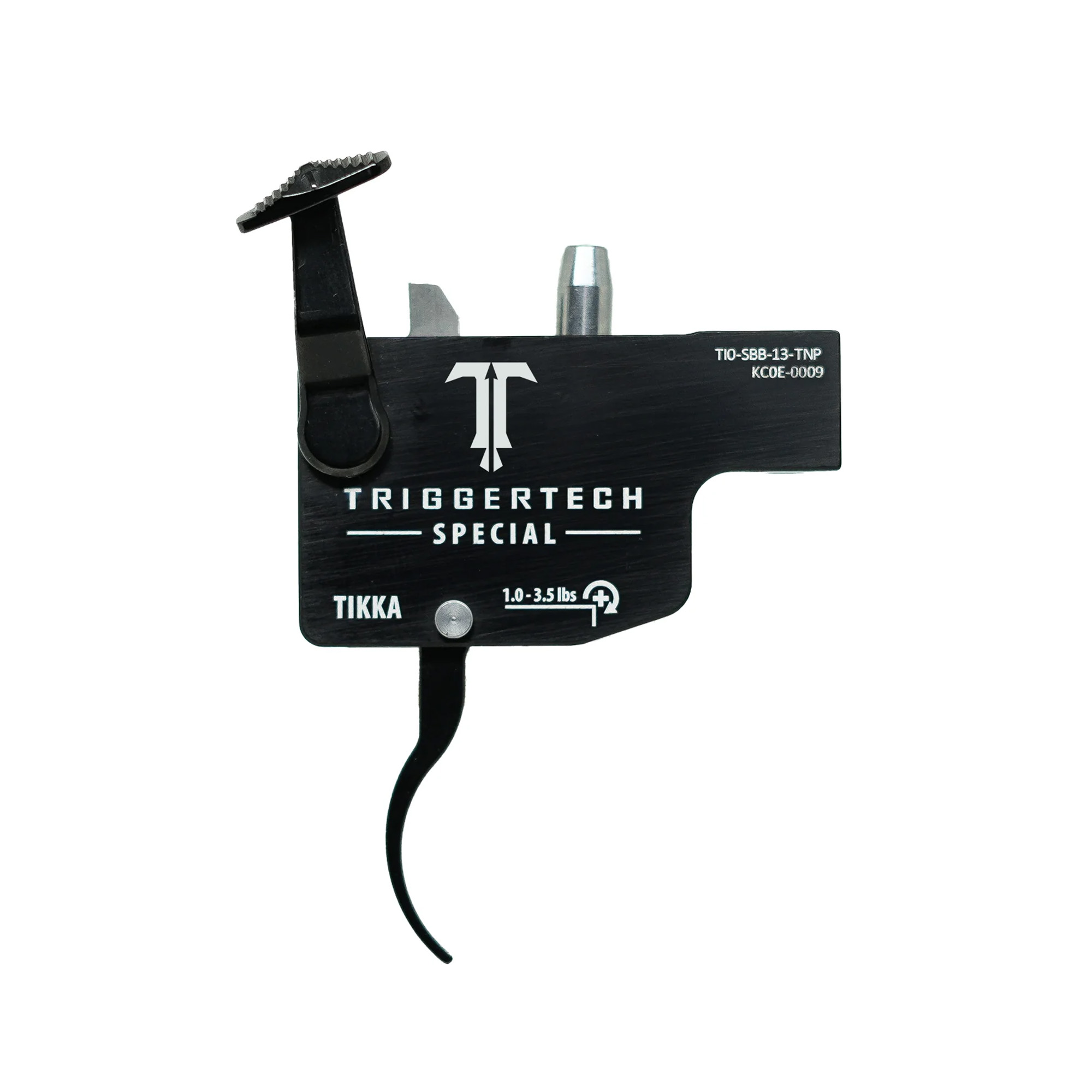 Triggertech Special Curved Lever Trigger for Tikka Right Hand Black