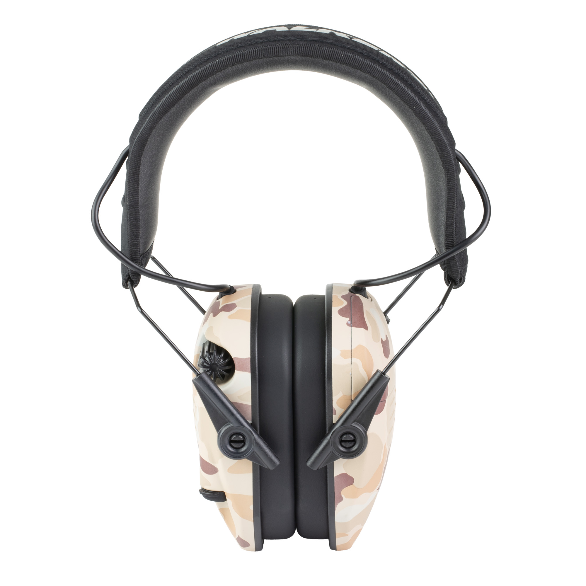 Walkers Razor Slim Electronic Earmuff Tan Frog Skin Camo