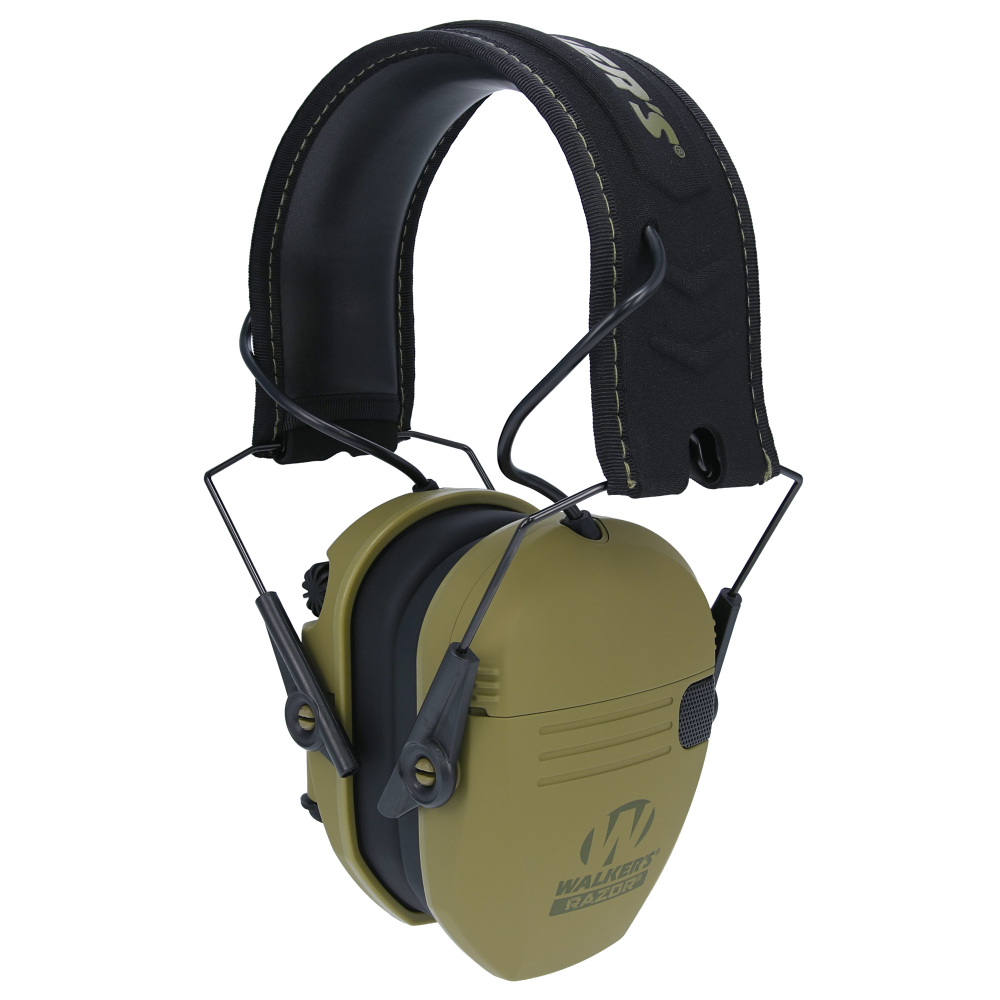 Walkers Razor Slim Electronic Muff Olive Drab Green