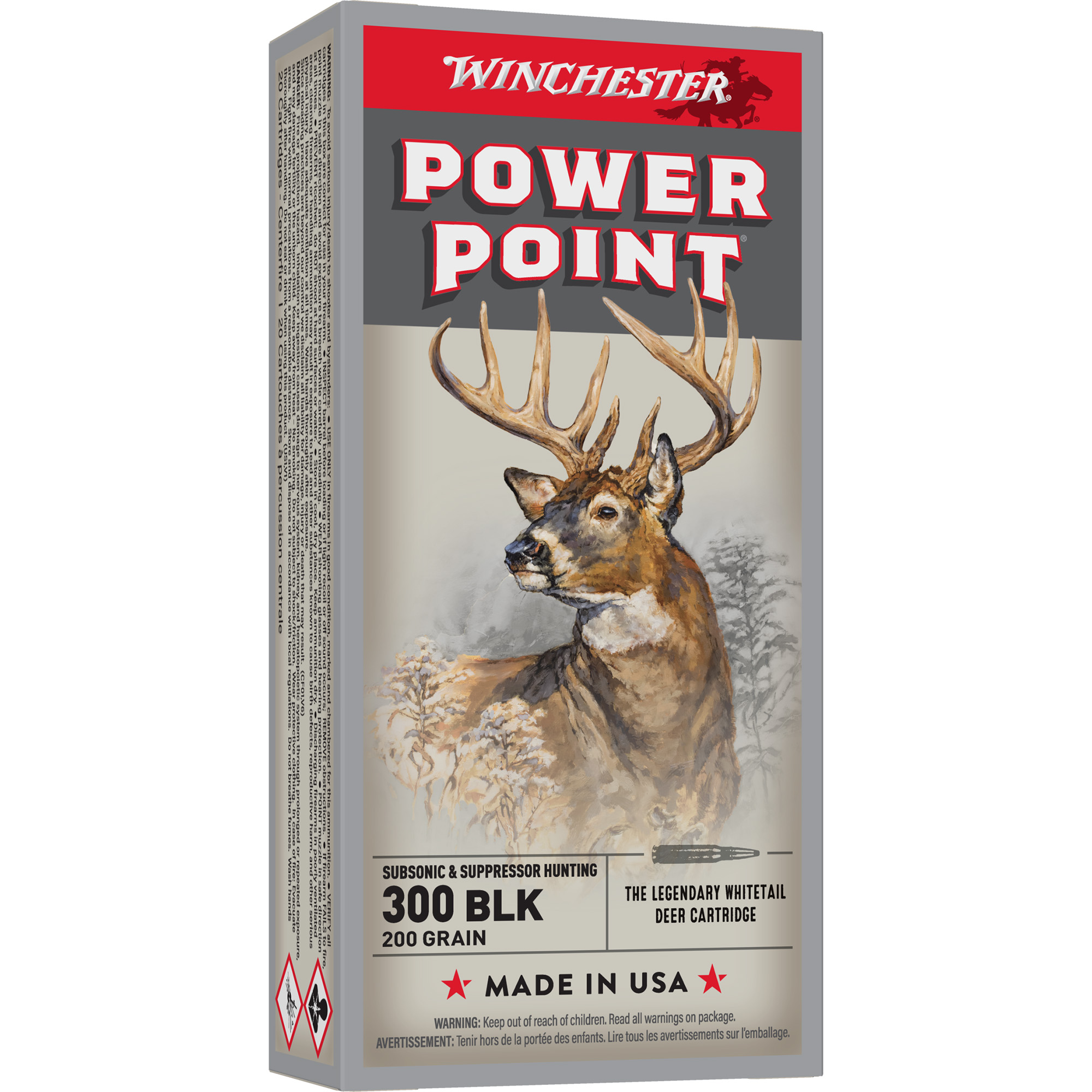 Winchester Super X 300 Blackout 200GR Subsonic 20 Rounds