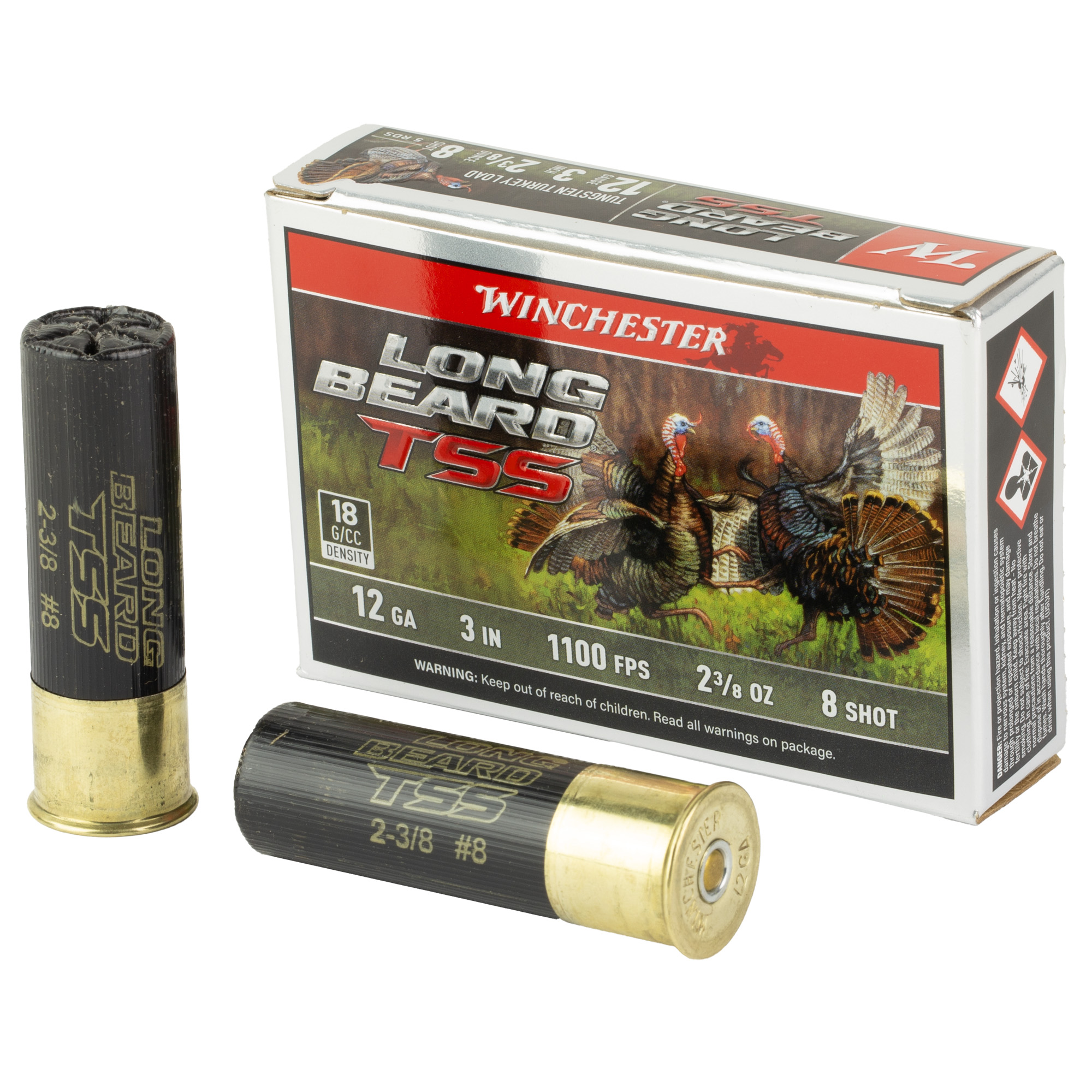 Winchester Long Beard Tss 12GA 3 2-3/8OZ 8 Shot 5RD
