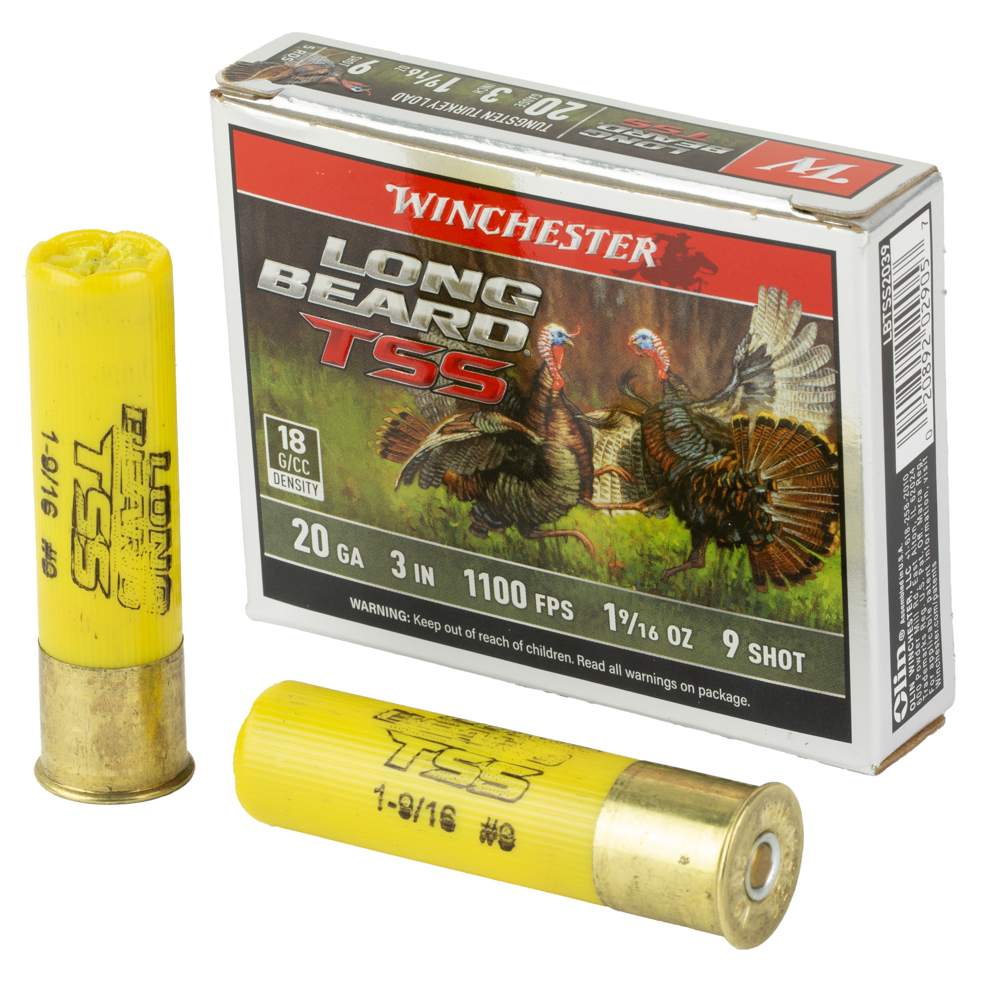Winchester Long Beard Tss 20GA 3 9 Shot 5/RD