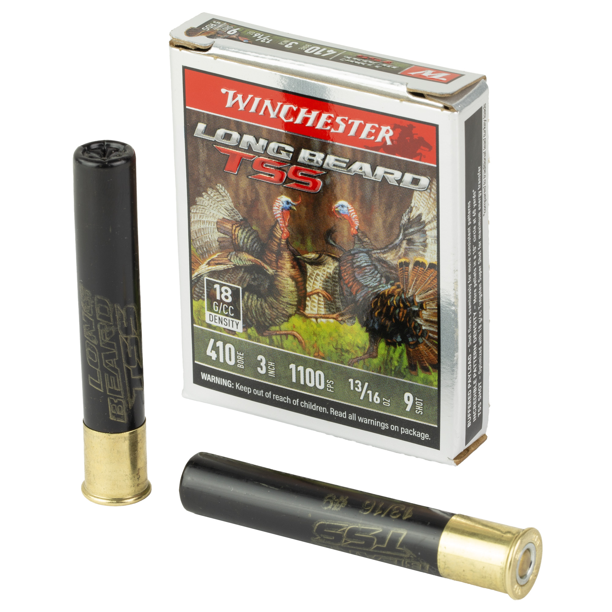 Winchester Long Beard Tss .410GA 3 9 Shotshell 5/RD