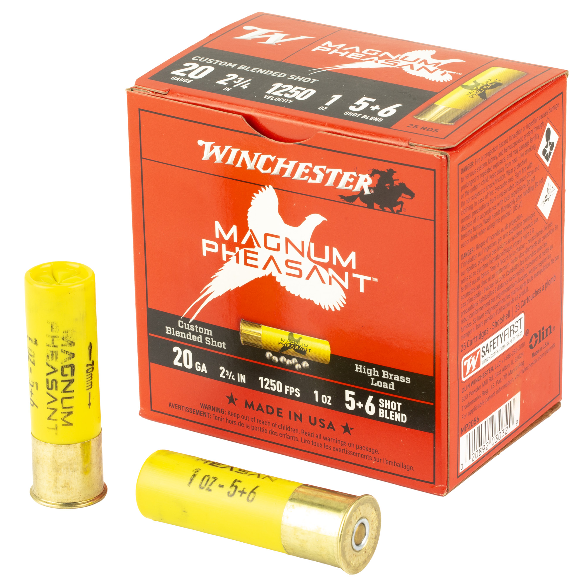 Winchester Magnum Pheasant 20 Ga 2-3/4 1 Oz 25 Rds