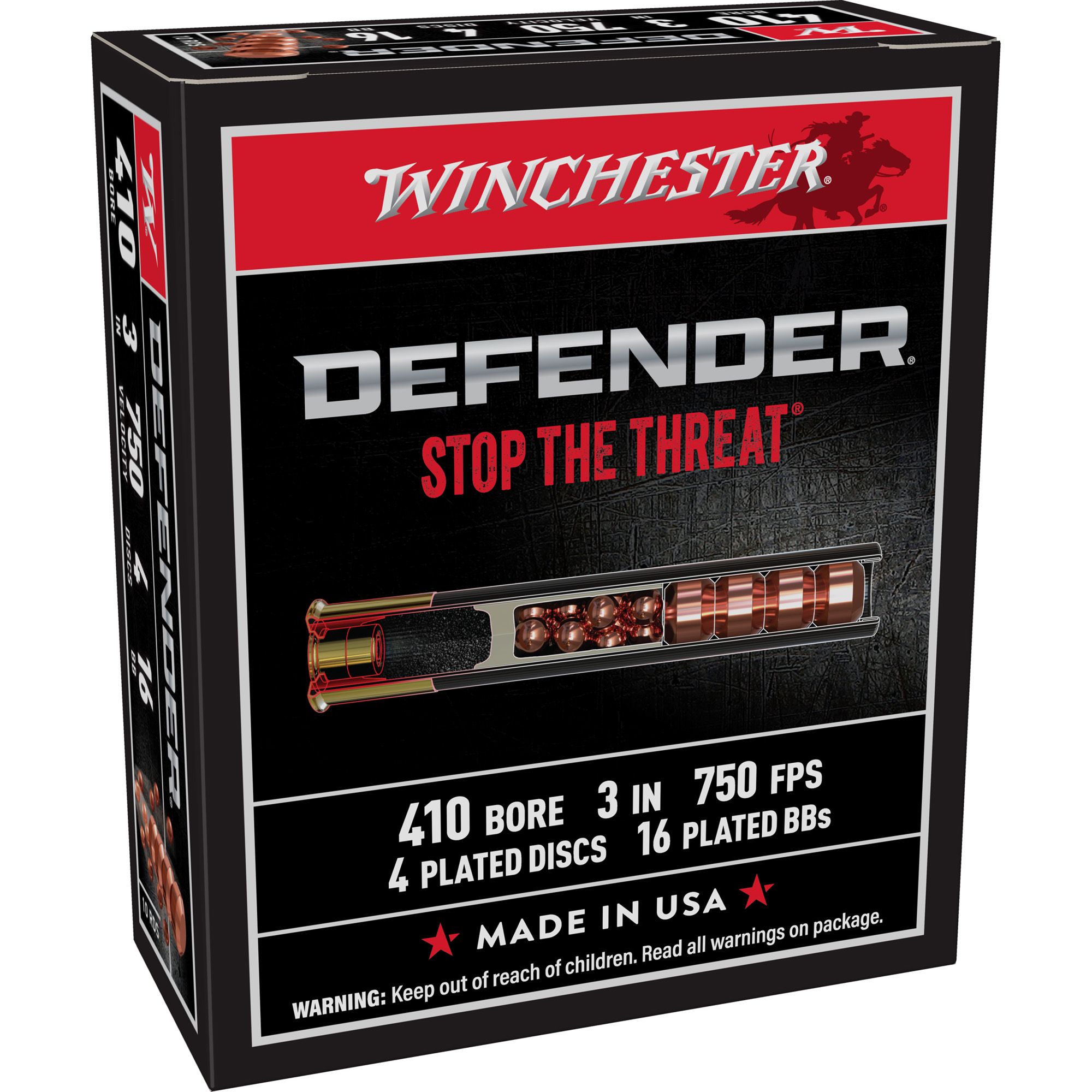 Winchester Defender 410GA 3 PDX1 10RD Combo Shotshell