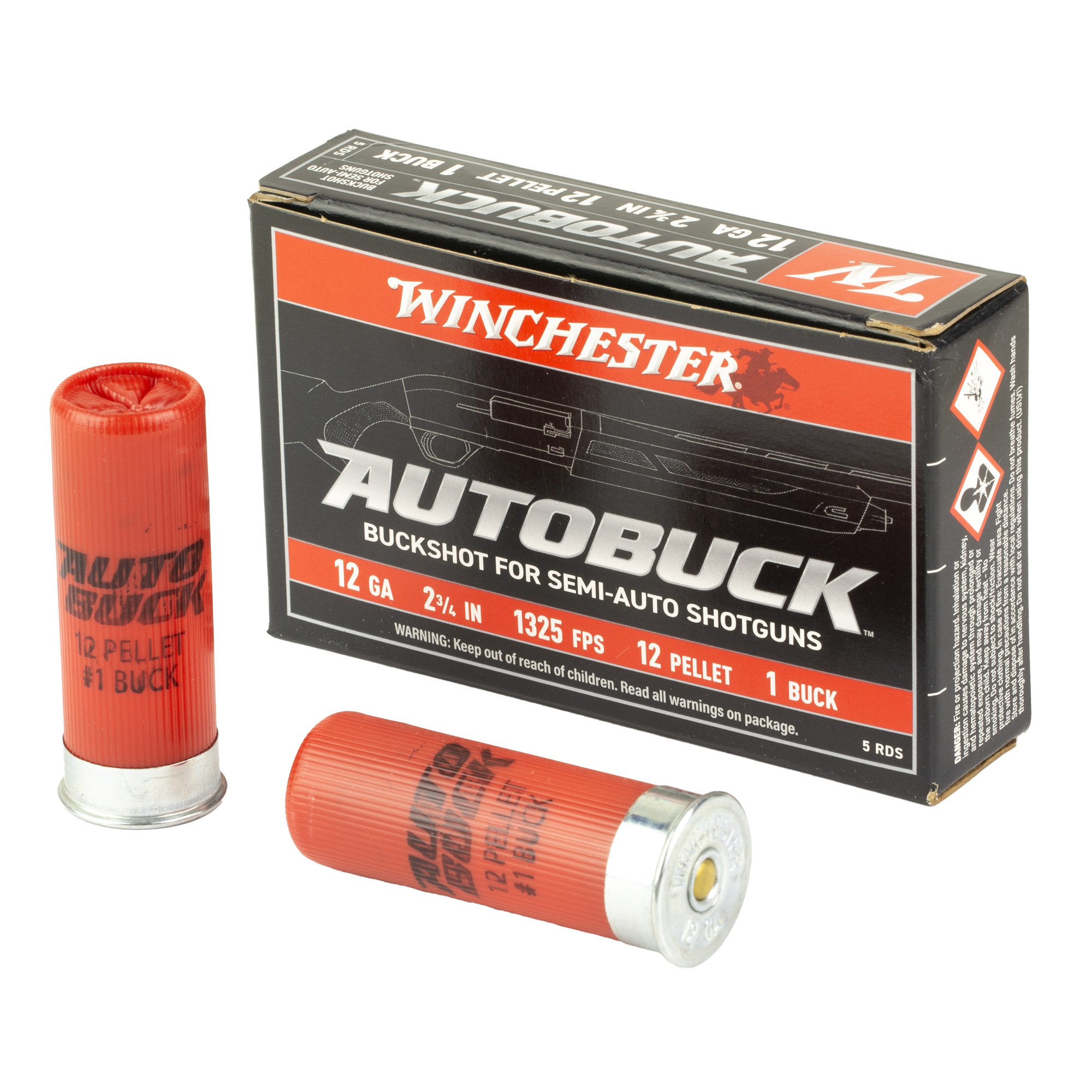 Winchester Buckshot 12 Ga 2-3/4 1 5RD