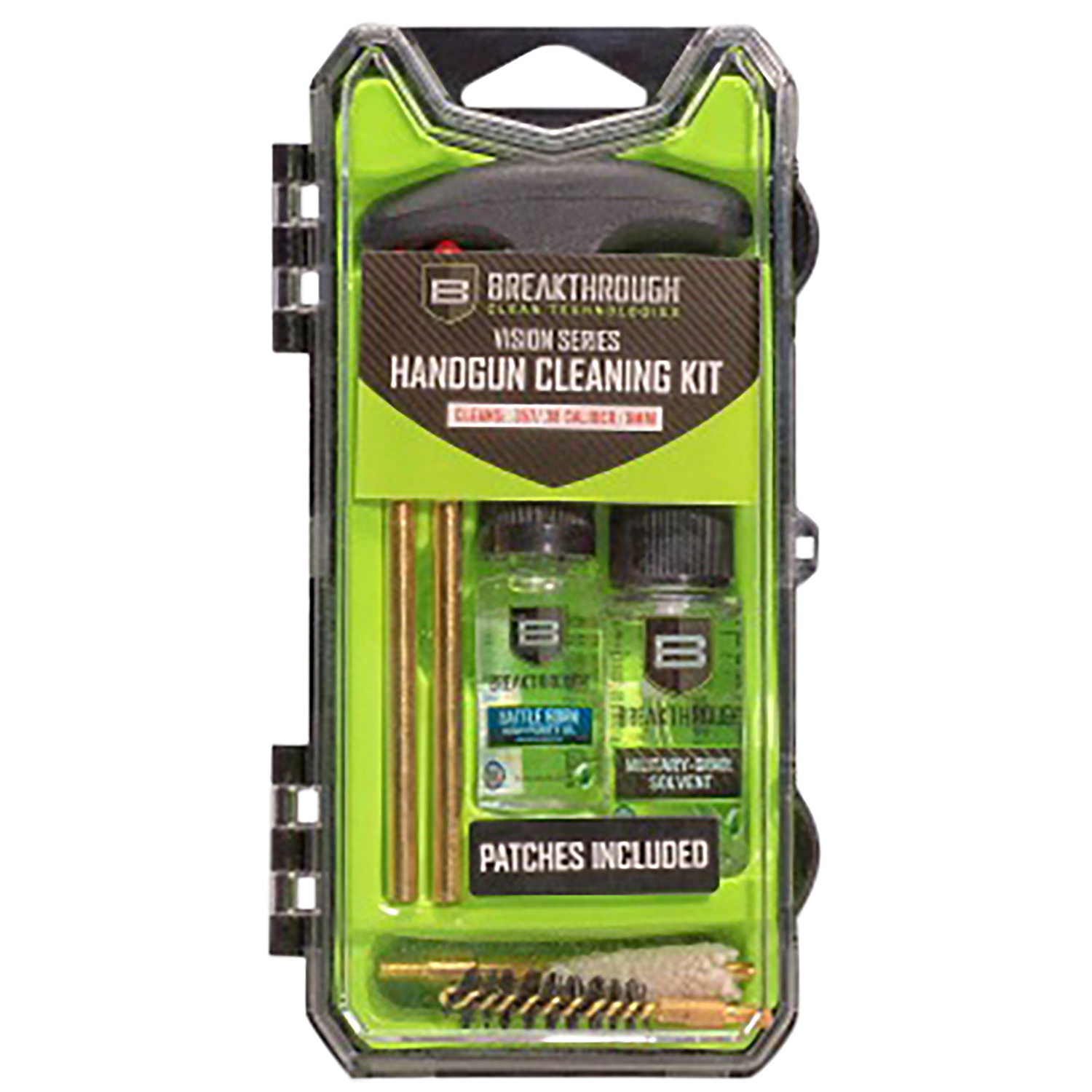 Breakthrough Vision Series Pistol Cleaning Kit .35 Cal / .38 Cal / 9MM