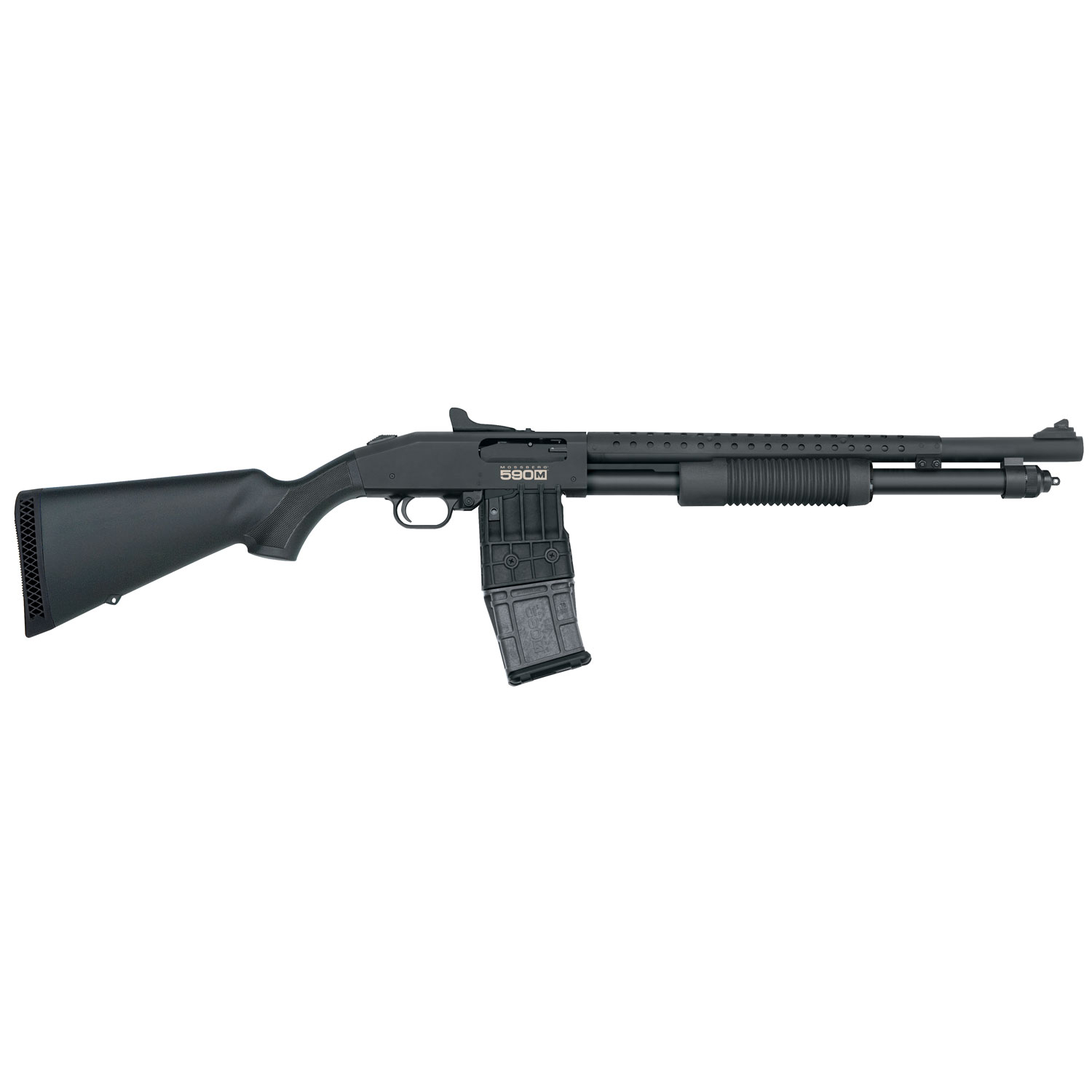 Mossberg 590M Mag-fed 12GA 18.5 10+1 Pump Action Shotgun