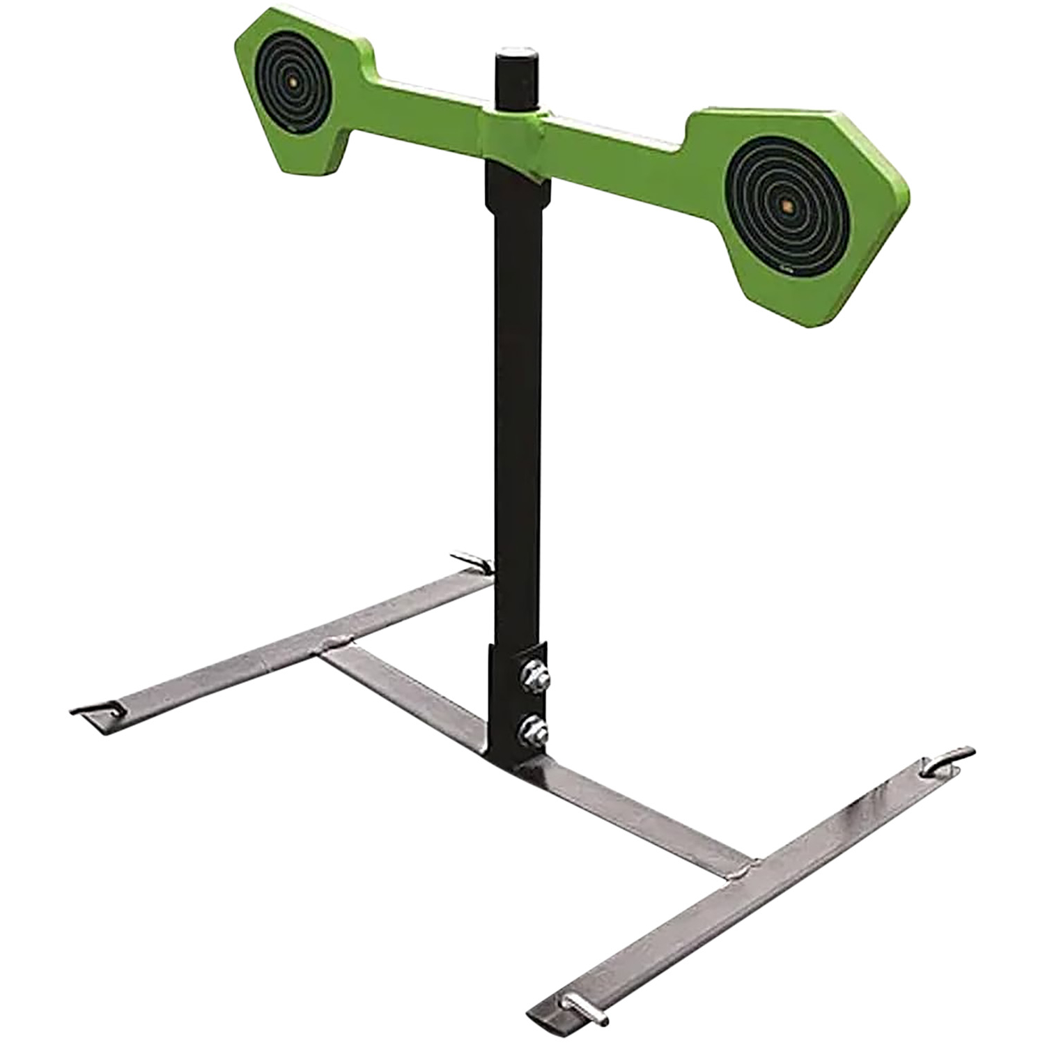 Sme Hgs Handgun Spinner Target - Steel Black/green 38-45 Cal