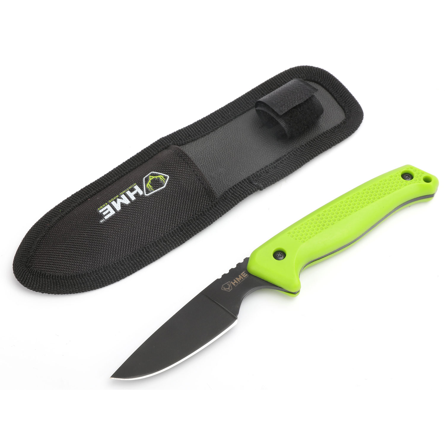 Hme Kn-fbck Fixed Blade Caping Knife 2.5 Green Handle