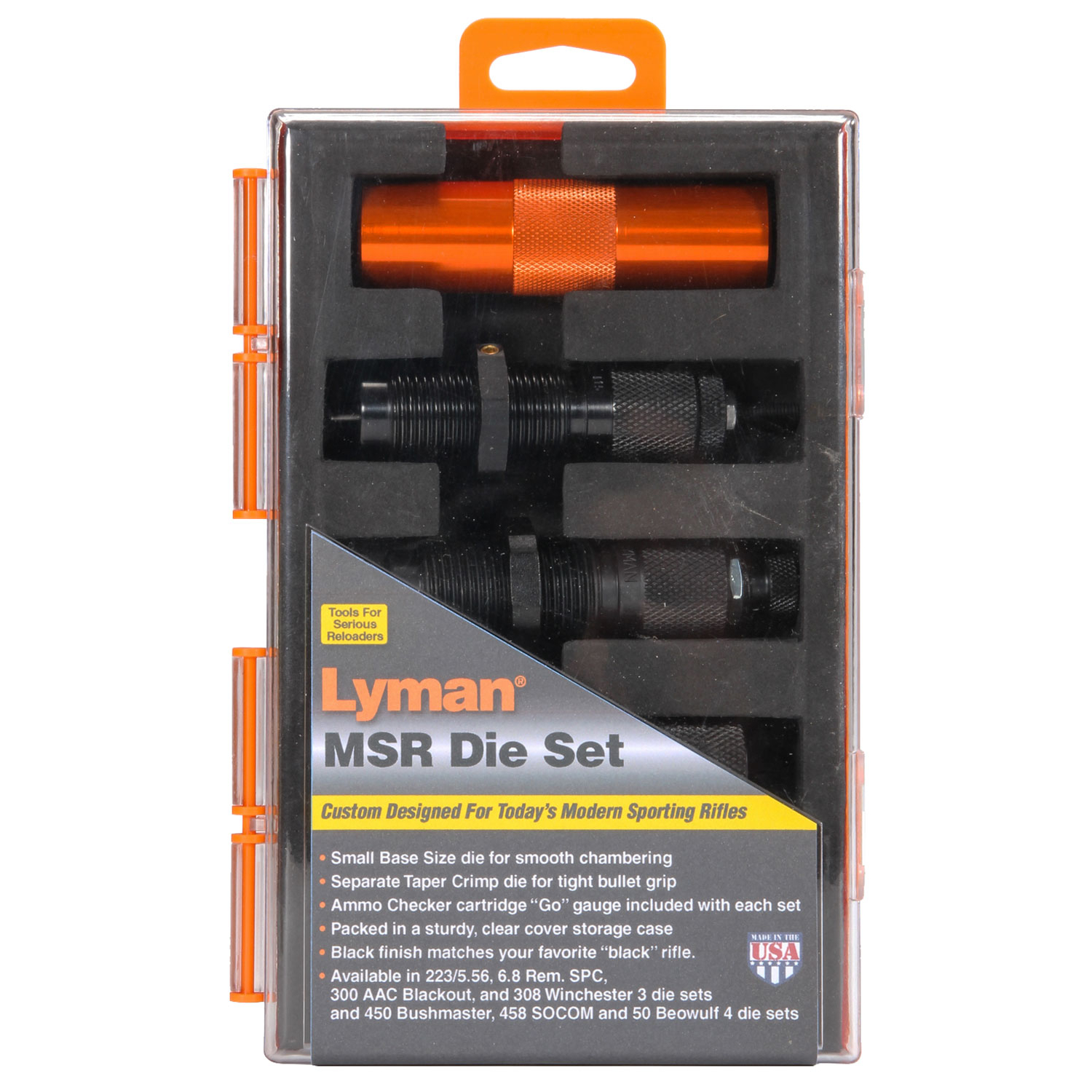 Lyman Msr Precision Die System 458 Socom 4-DIE Set