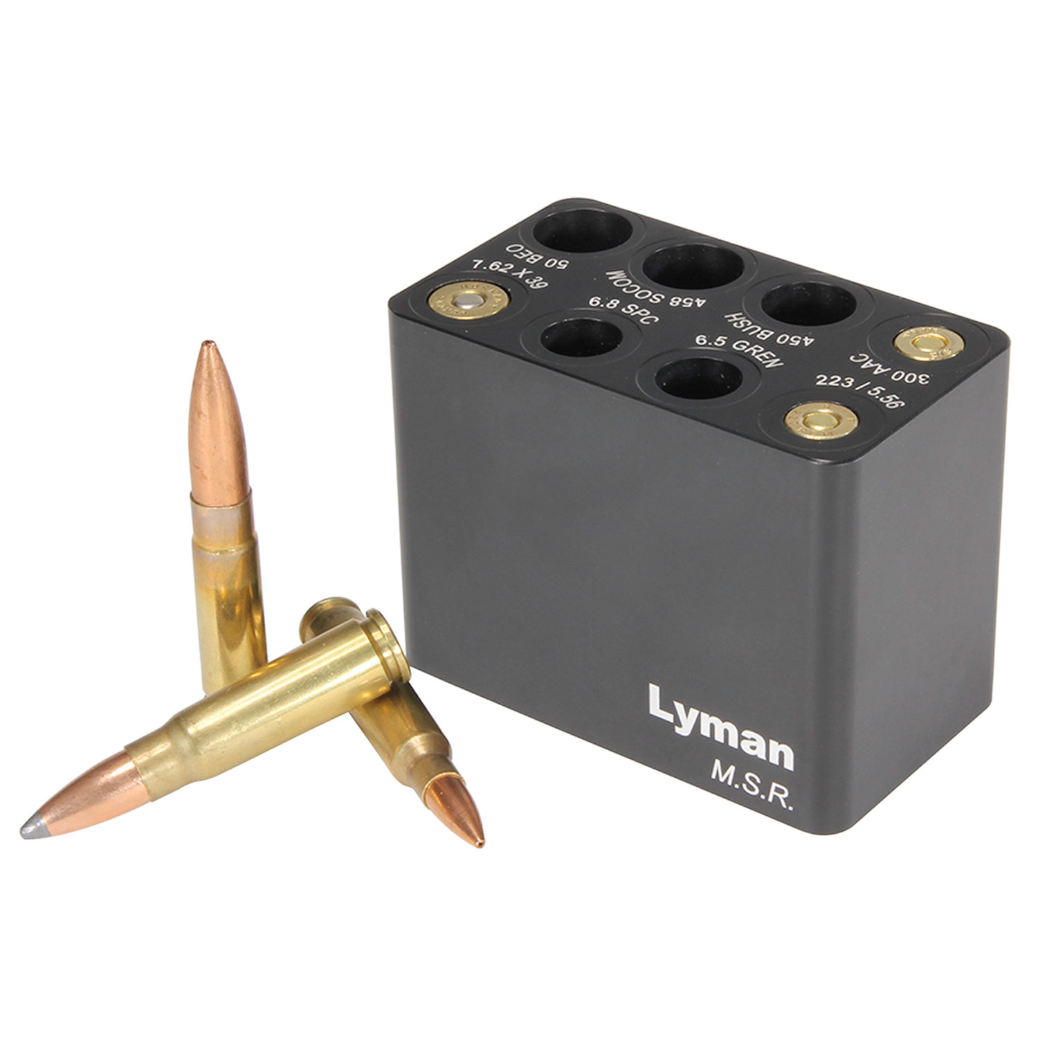 Lyman Msr Ammo Checker Block Black Multi Rifle
