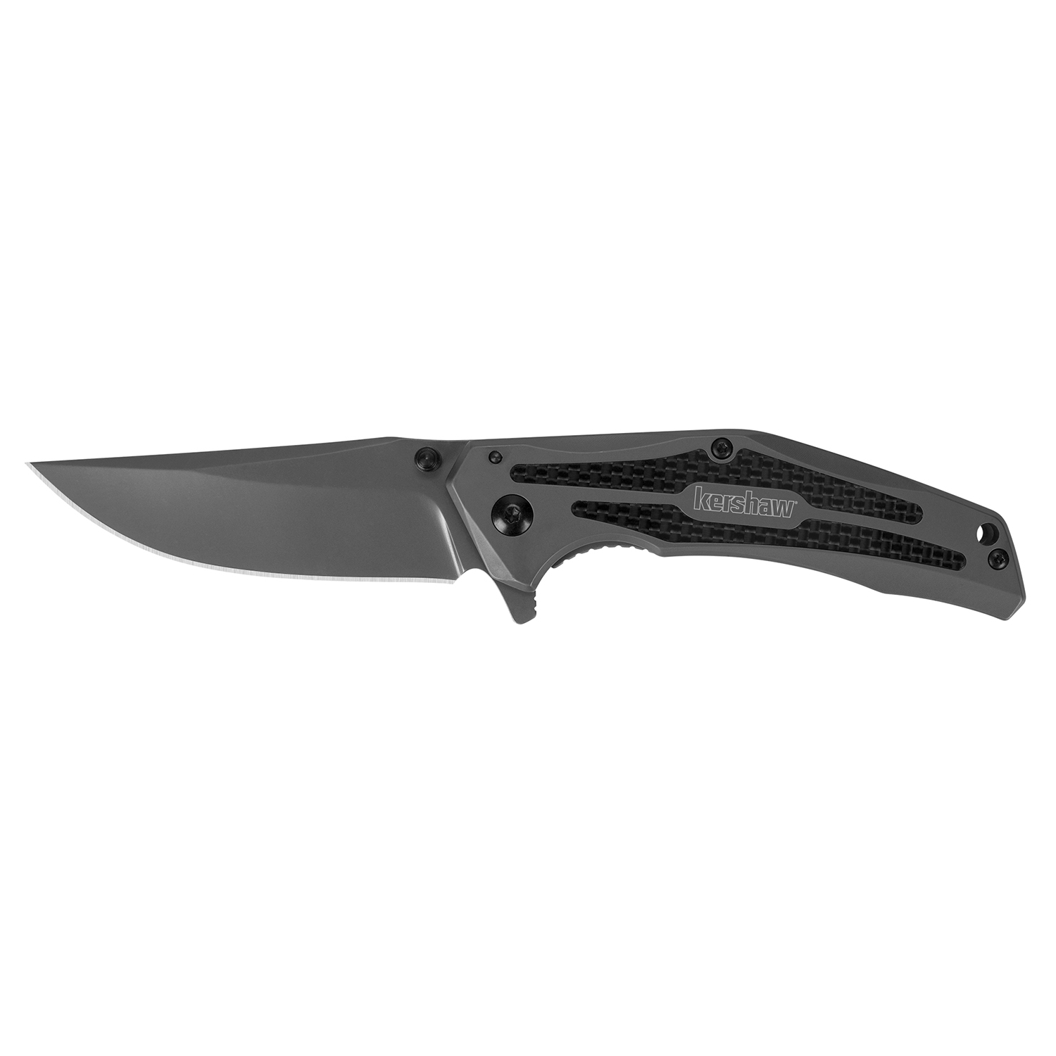 Kershaw Duojet 3.25 Folding Knife With Gray Ticn Coating - Image 2