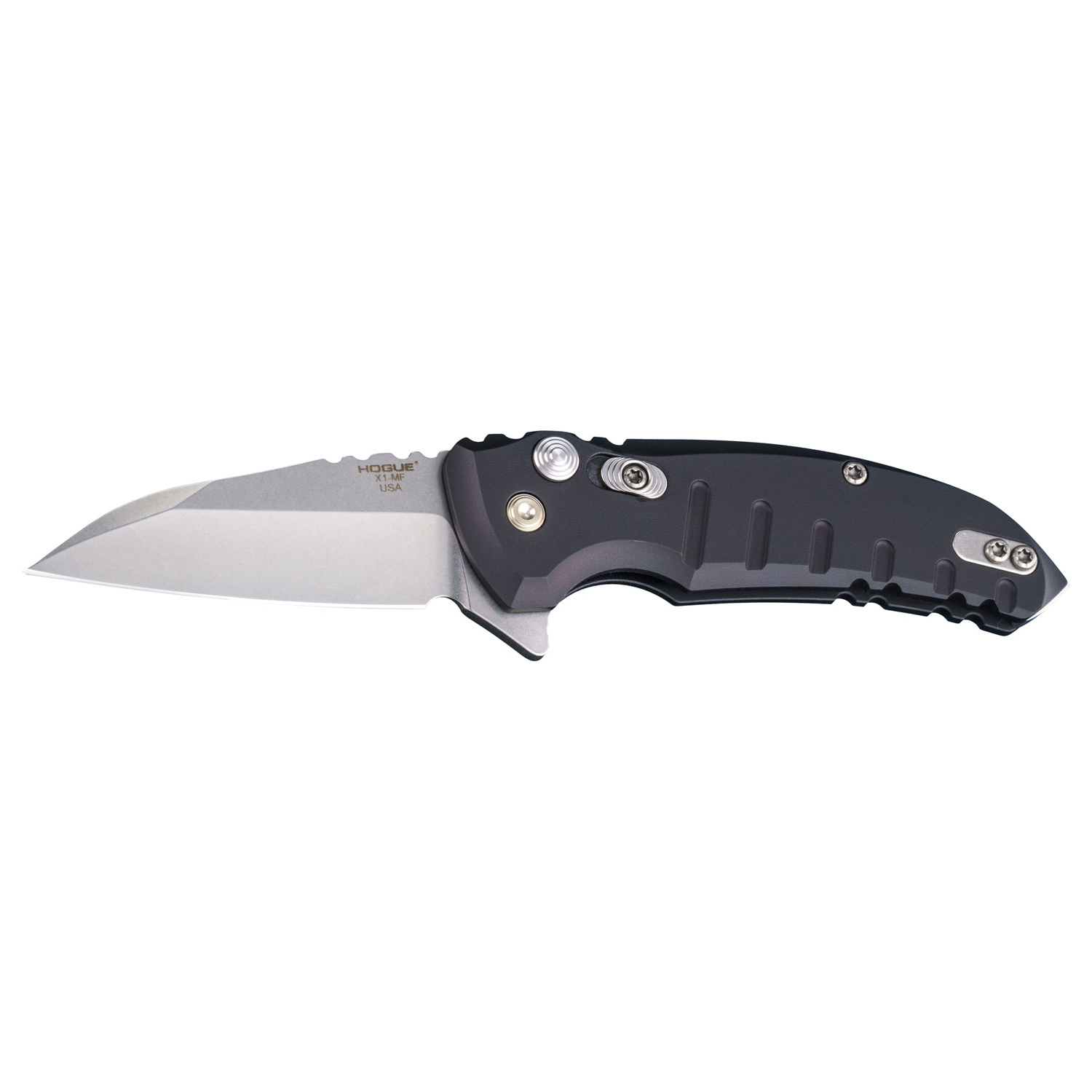 Hogue 24160 X1 Microflip Folder Knife Matte Black