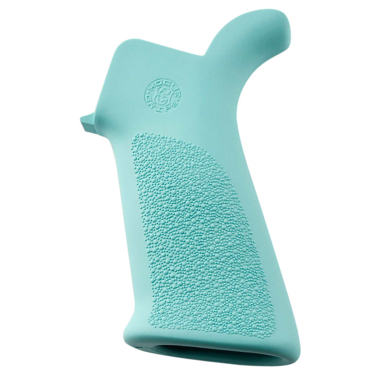Hogue 13034 AR15 Grip Aqua Blue Rubber