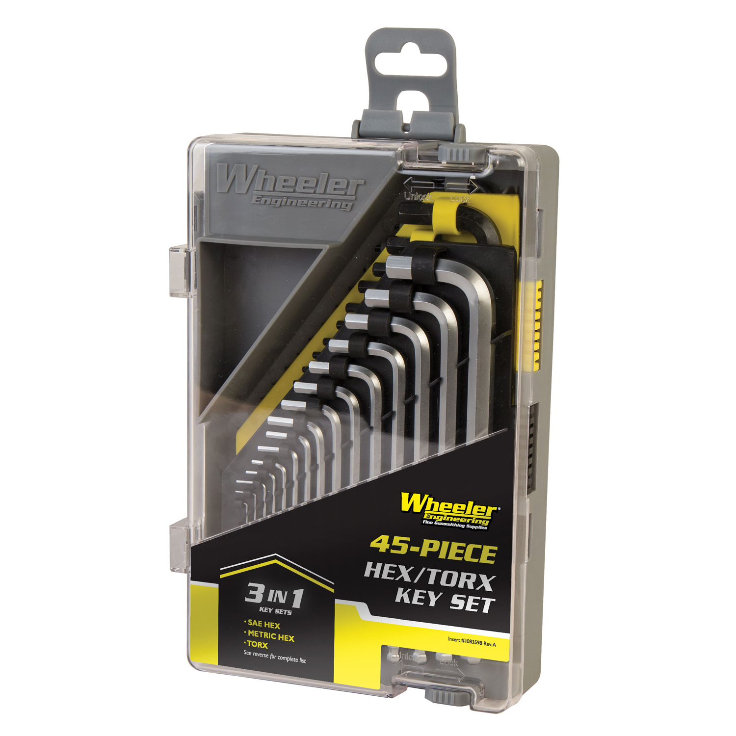 Whe Drvr Sae Met Key Set 45PC