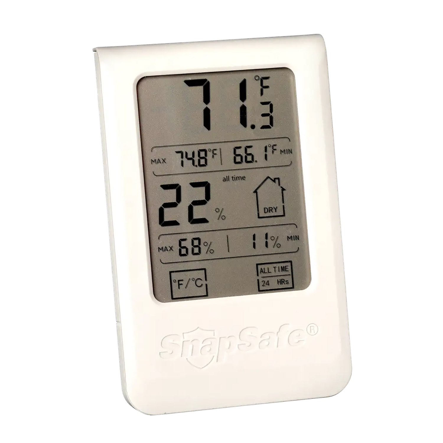 Snapsafe 75909 Hygrometer Gray