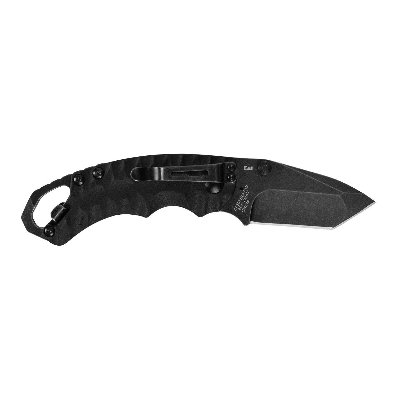 Kershaw Shuffle Ii Tanto Liner Lock Knife Black 2.6 Blackwash - Image 2