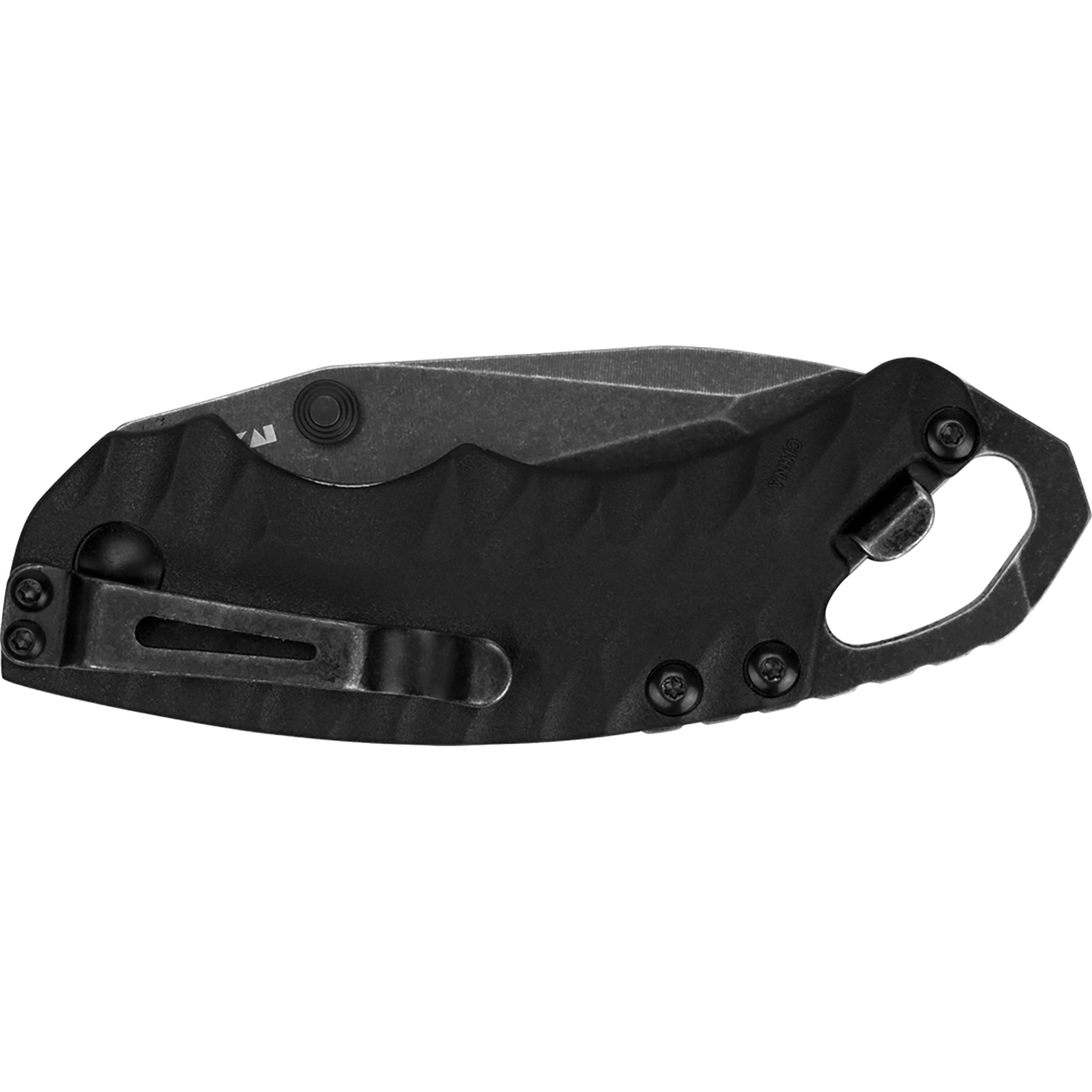 Kershaw Shuffle Ii Tanto Liner Lock Knife Black 2.6 Blackwash - Image 3
