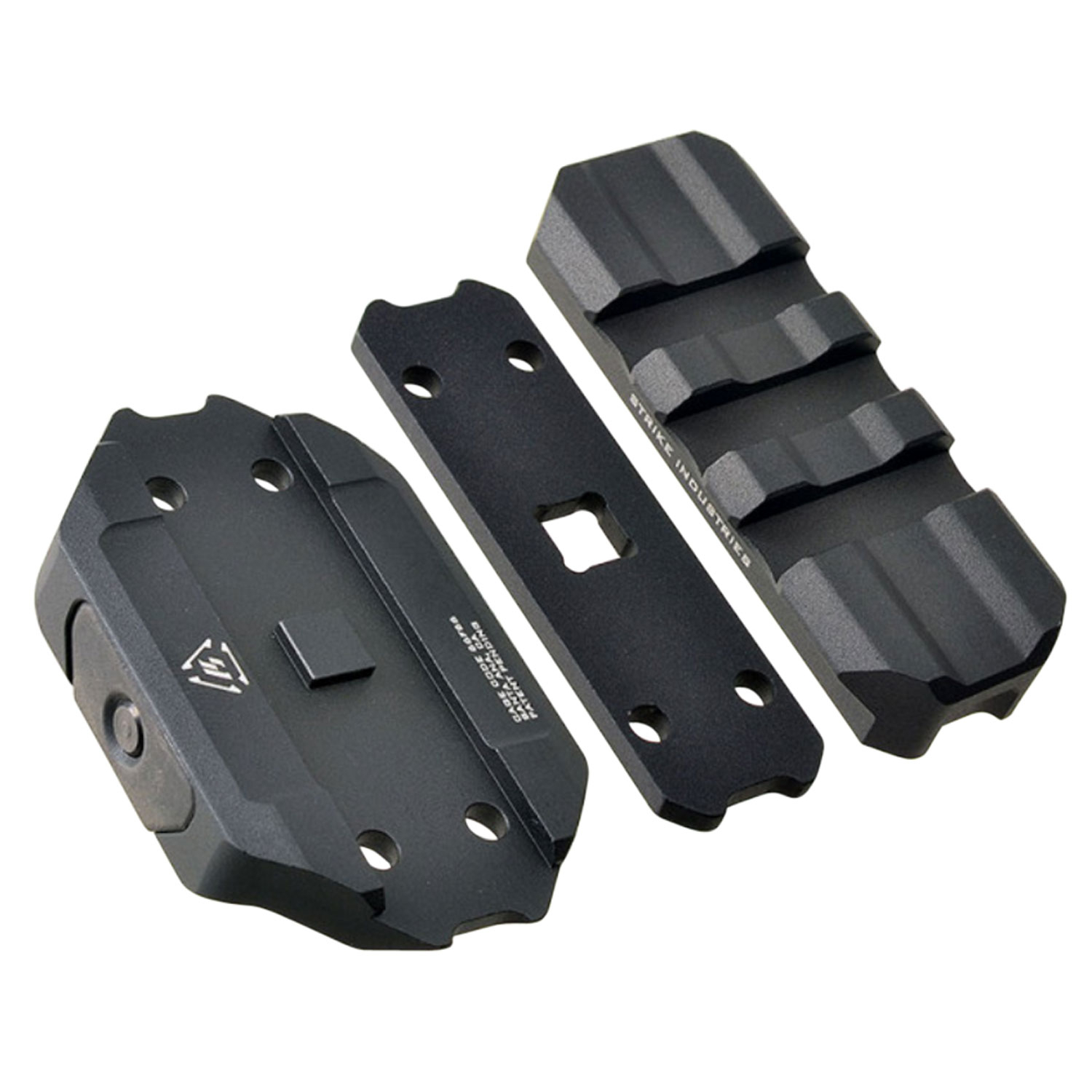 Strike Industries Rex Riser Black Anodized