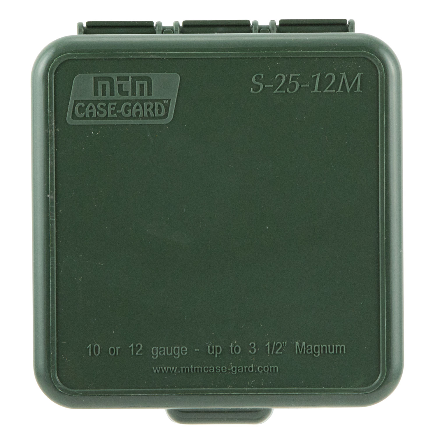 Mtm Shotshell Box 25 Rd Flip-top 10/12 Gauge Forest Green