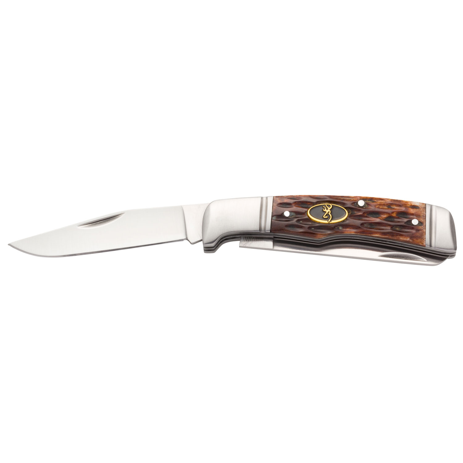 Browning Joint Venture 2.88 Folding Knife - Jigged Bone