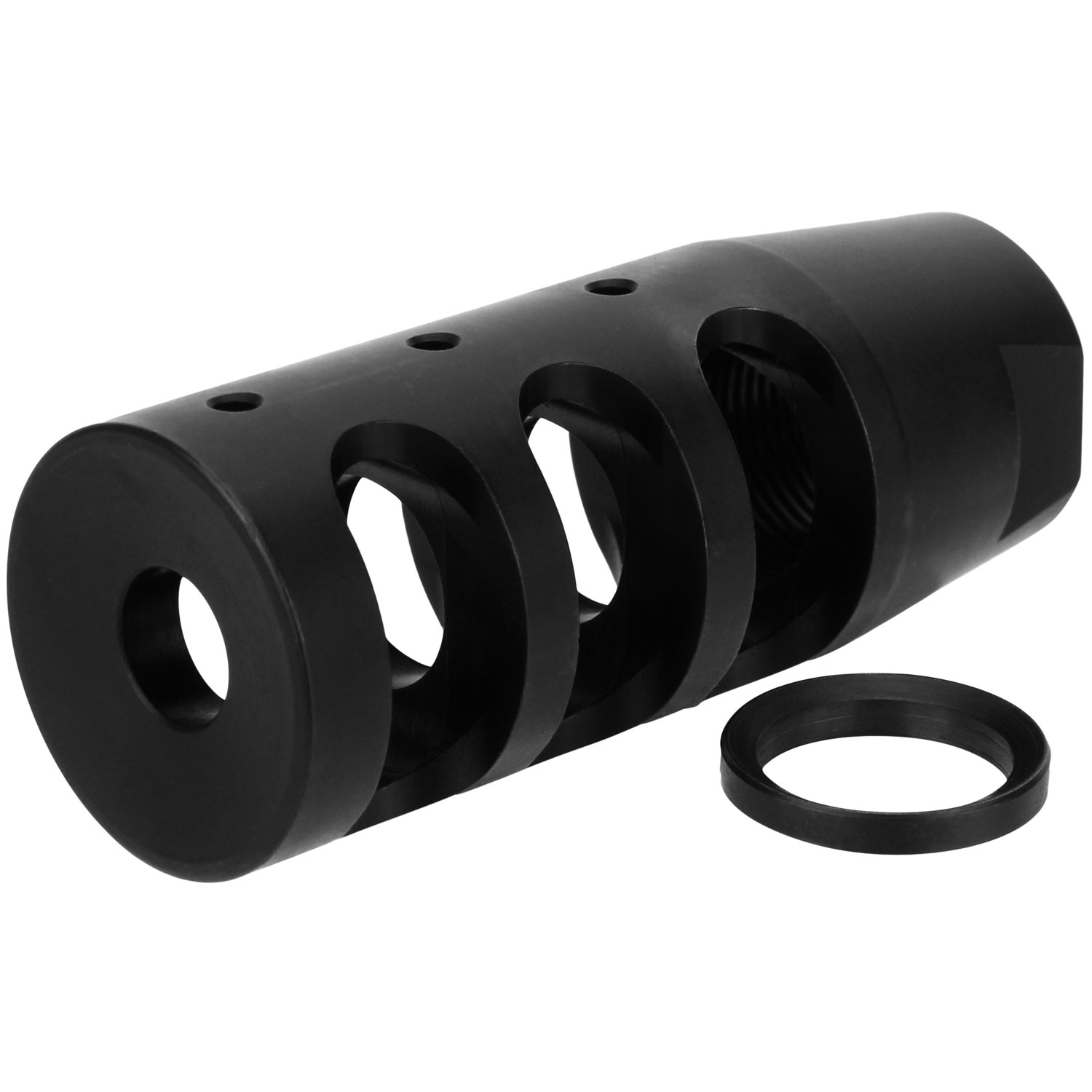 Tacfire MZ1002-N .223/5.56 1/2X28 Compact Steel Compensator
