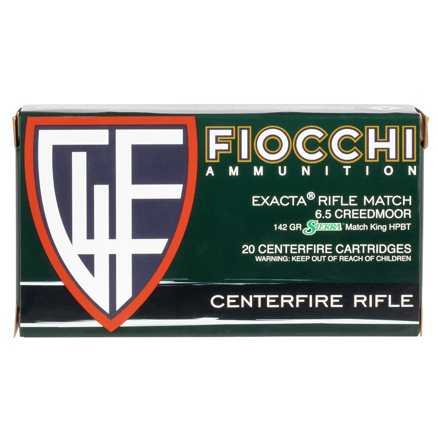 Fiocchi 6.5 Creedmoor 142GR Bthp Matchking 20-RD