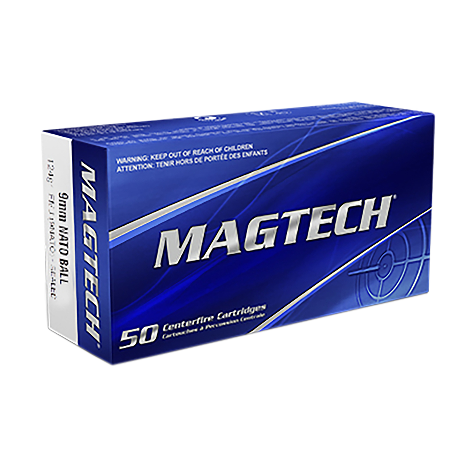 Magtech 9NATO 9MM 124GR Fmj Nato 50/20