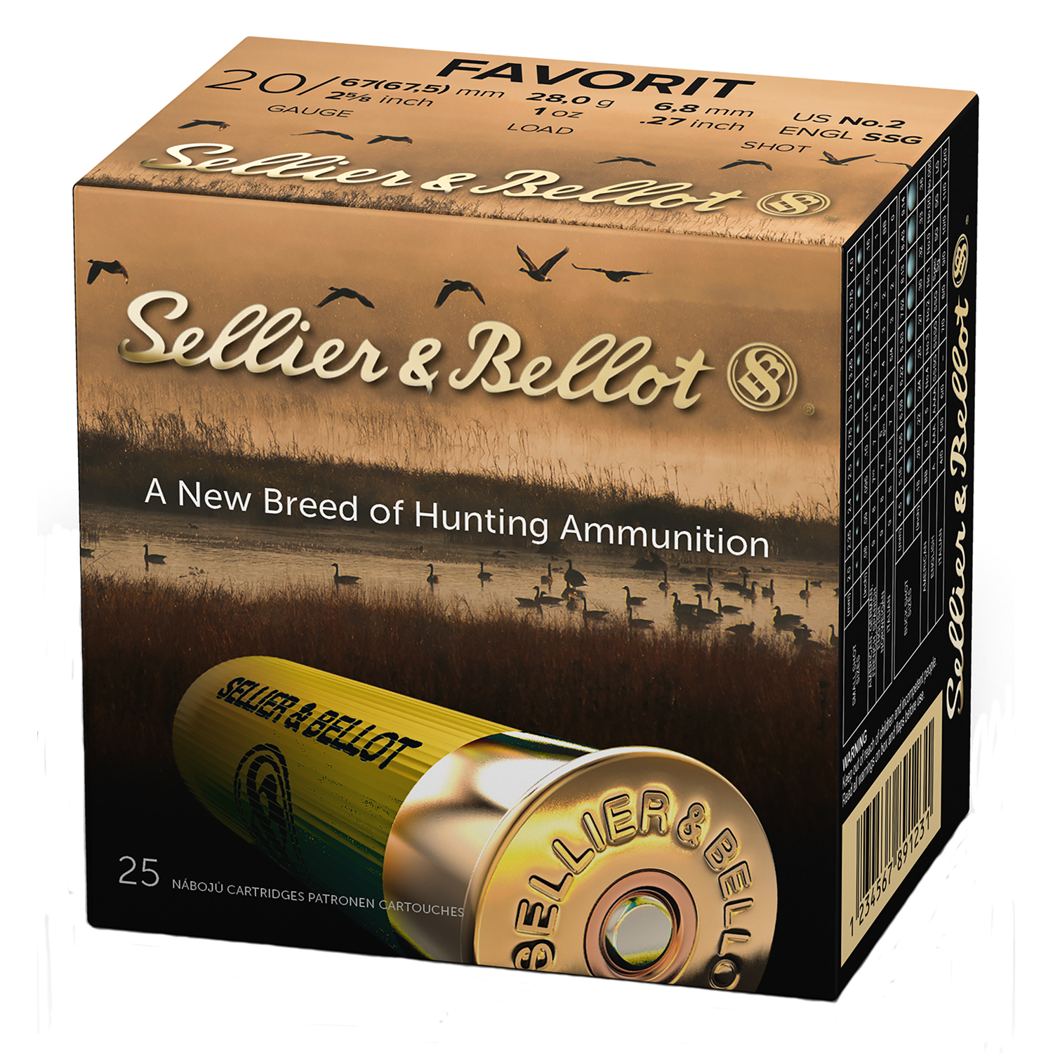 S&b SB20BSA 20GA Buck 2 25/10