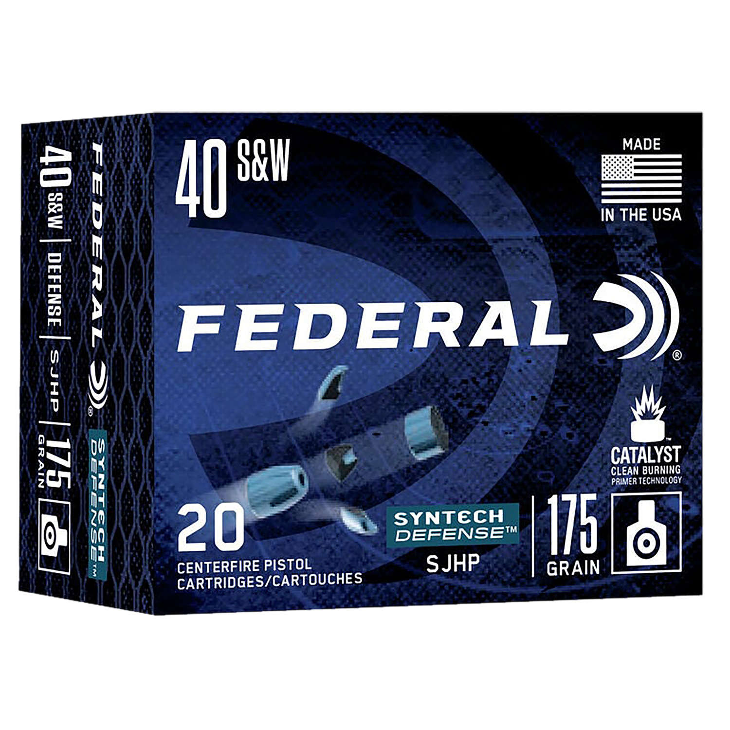 Federal Syntech Defense 40 S&w 175GR 20RD