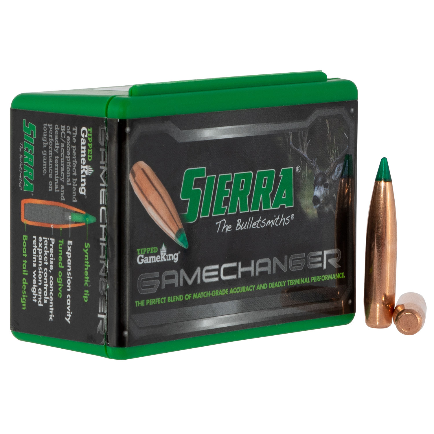 Sierra Game Changer Tipped Gameking Bullets 7MM 165 Gr 50 Count