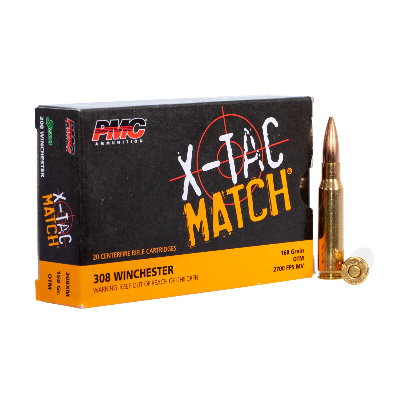 Pmc X-tac Match .308 Win 168GR Otm 20RD
