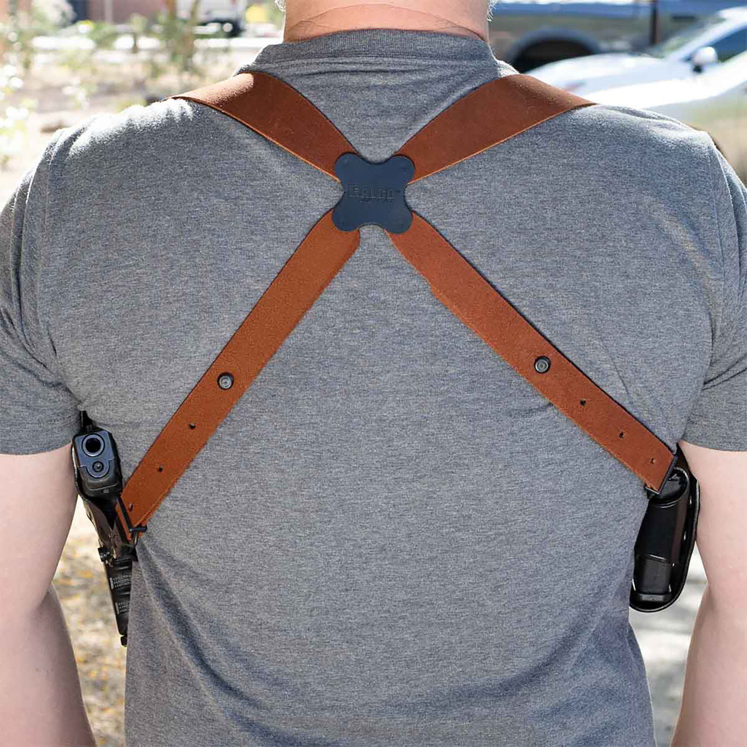 Galco JR202B Jackass Shoulder Rig Black Fits Chest up to 56 - Image 3
