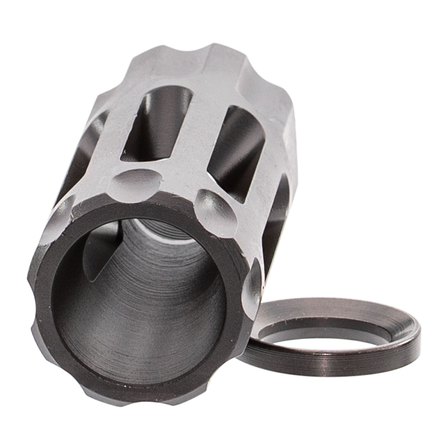 Wilson Combat Q-comp Muzzle Brake 1/2-28 - Image 4