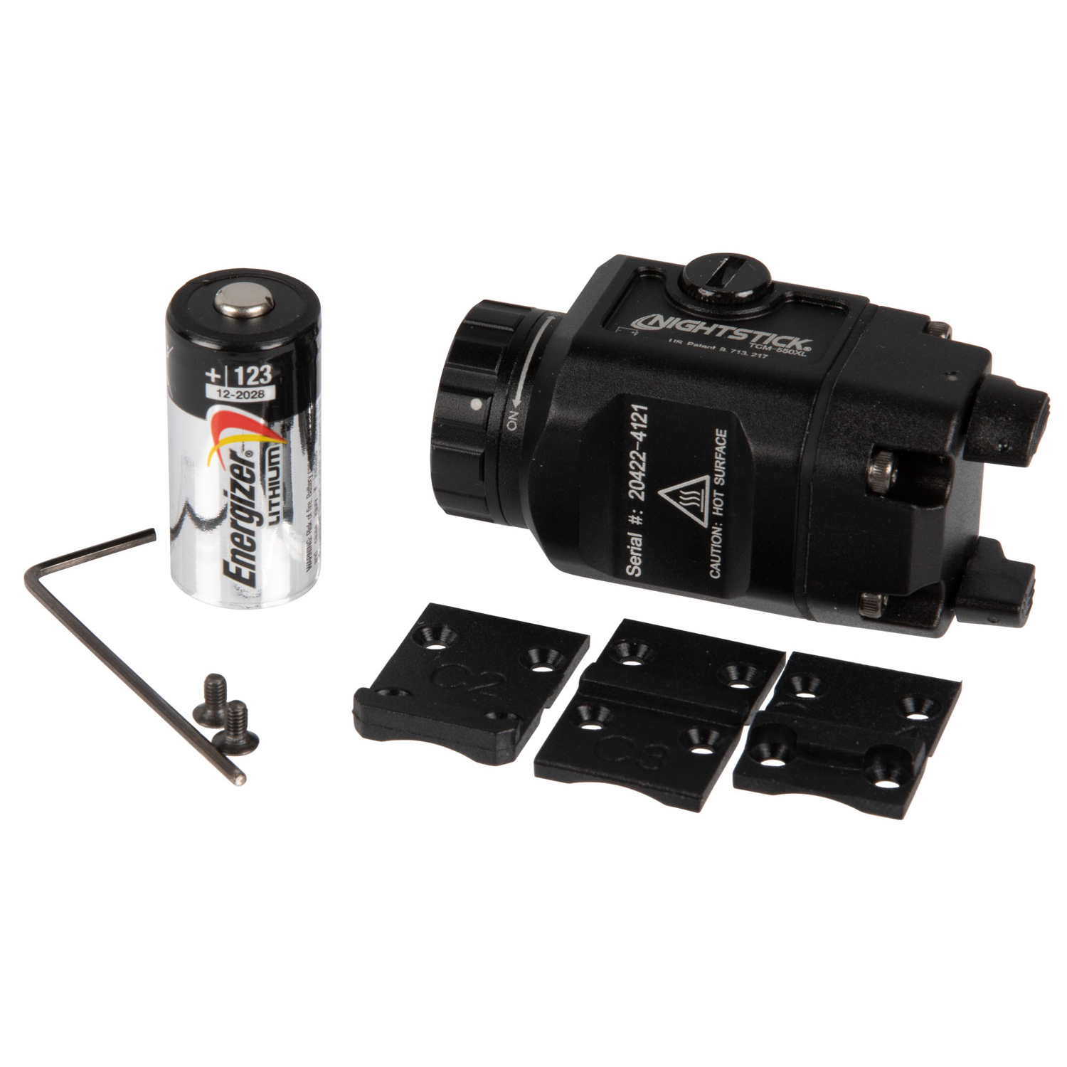 Nightstick TCM550XL Compact Weapon-mounted Light 550 Lumens Black - Image 2
